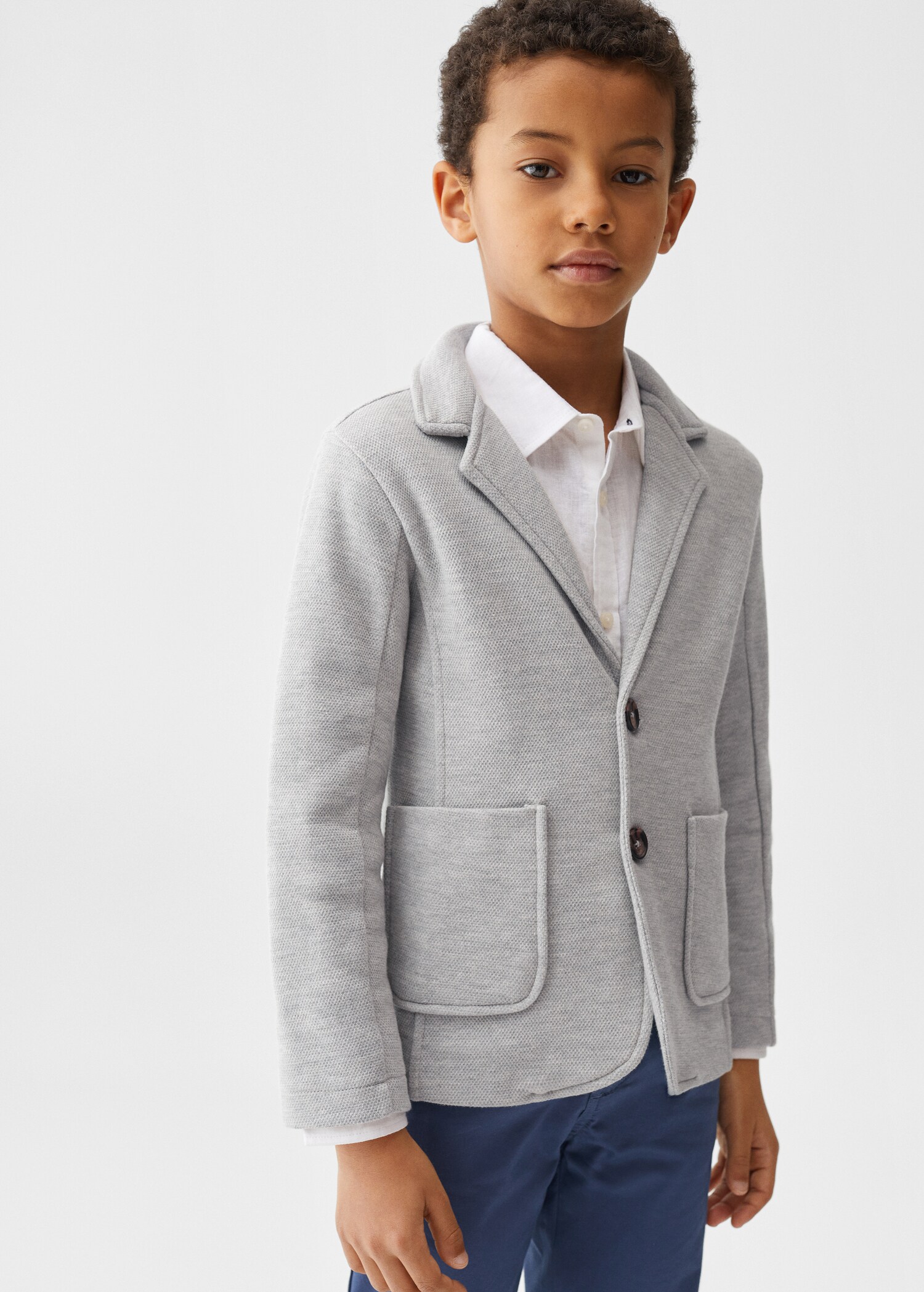 Patch-pocket blazer - Medium plane