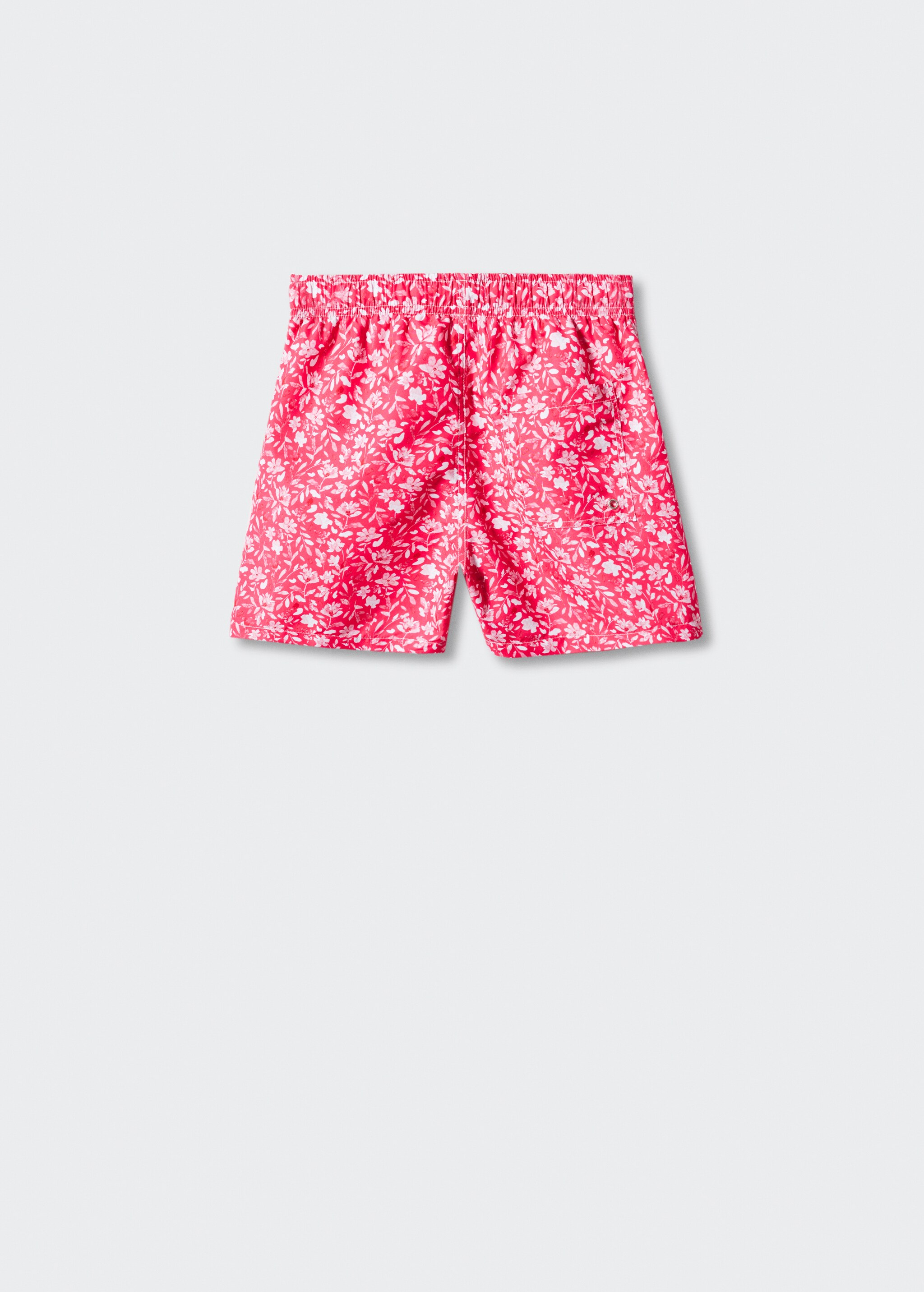 Floral-print swimming trunks - Reverse of the article