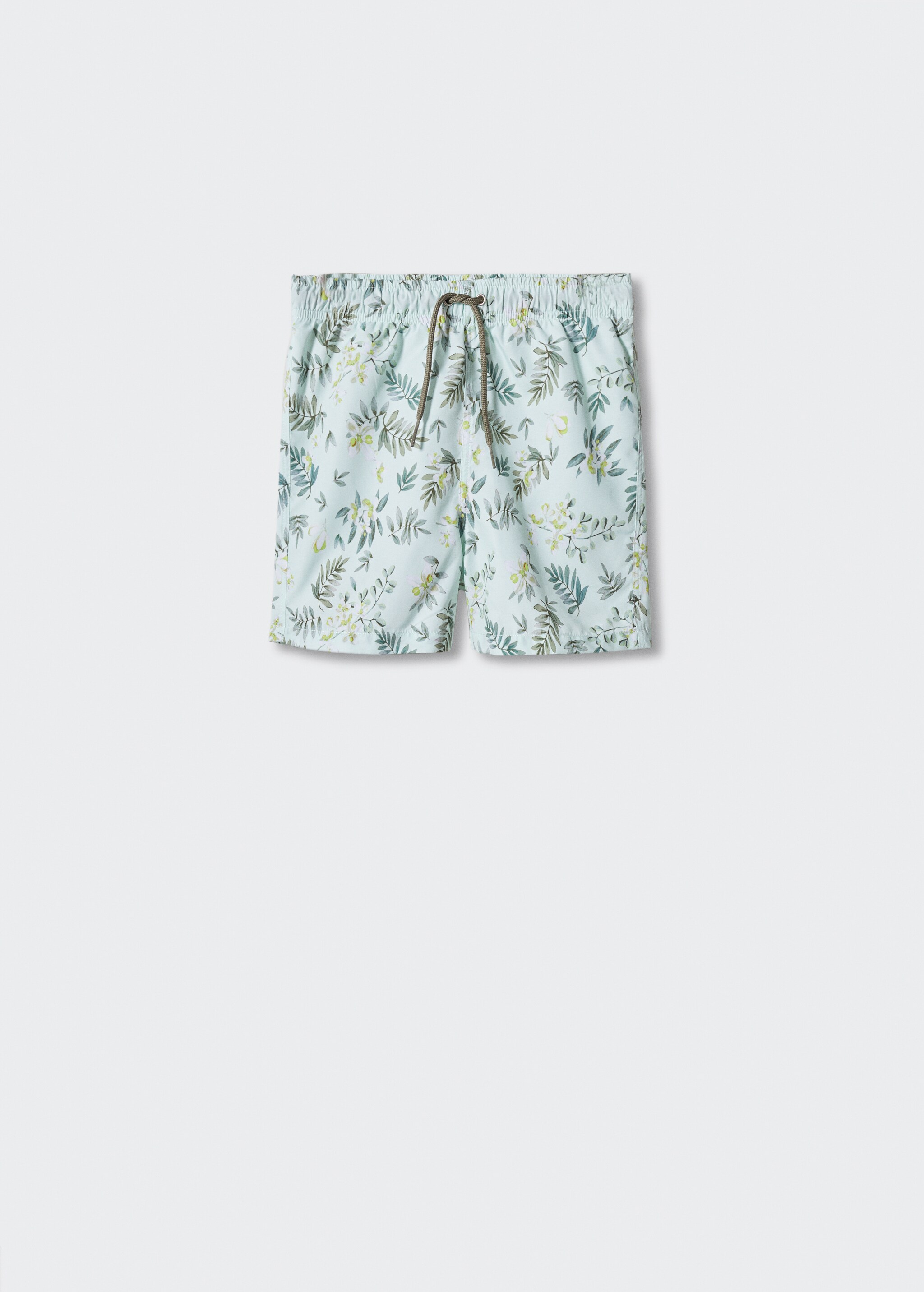 Leaf print swimming trunks - Article without model