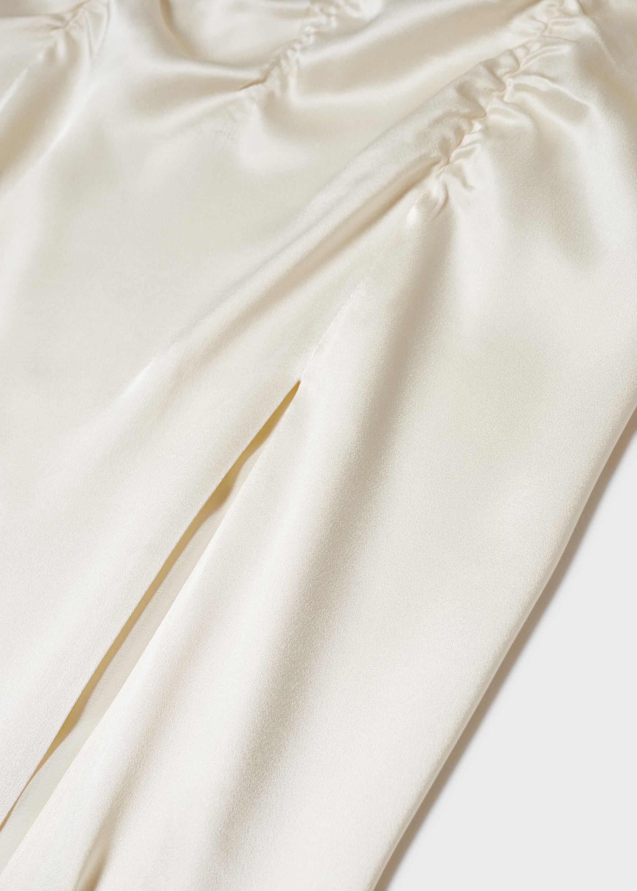 Satin draped dress - Details of the article 8