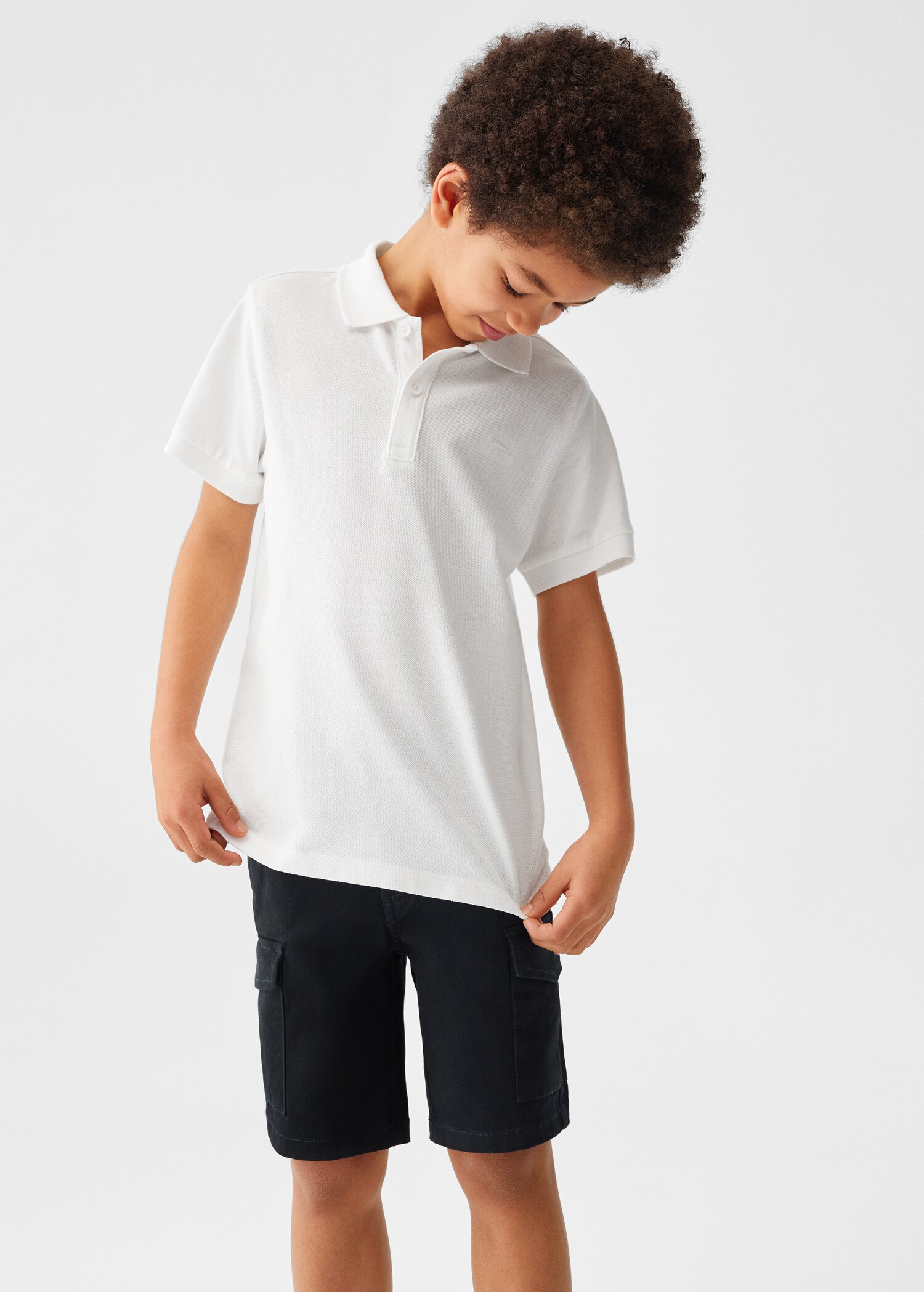 100% katoenen poloshirt - Middenvlak