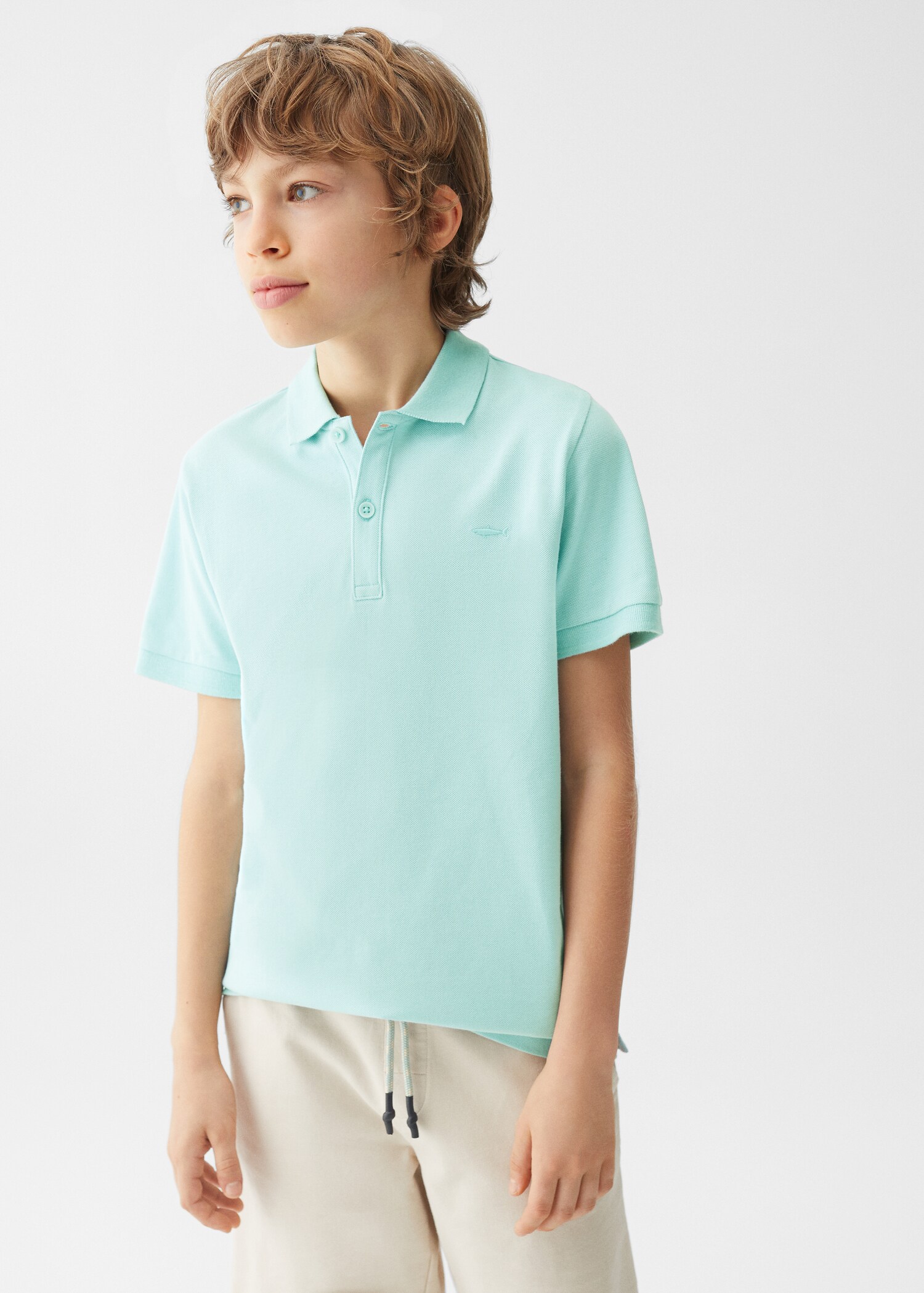 100% katoenen poloshirt - Middenvlak