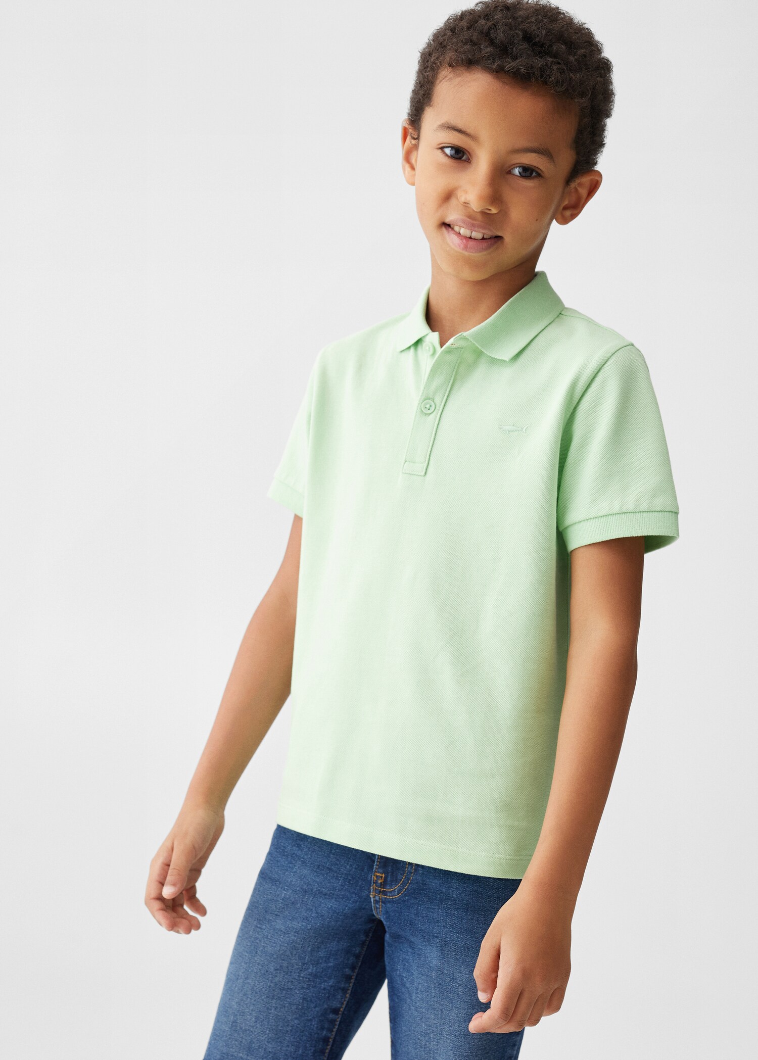 100% katoenen poloshirt - Middenvlak