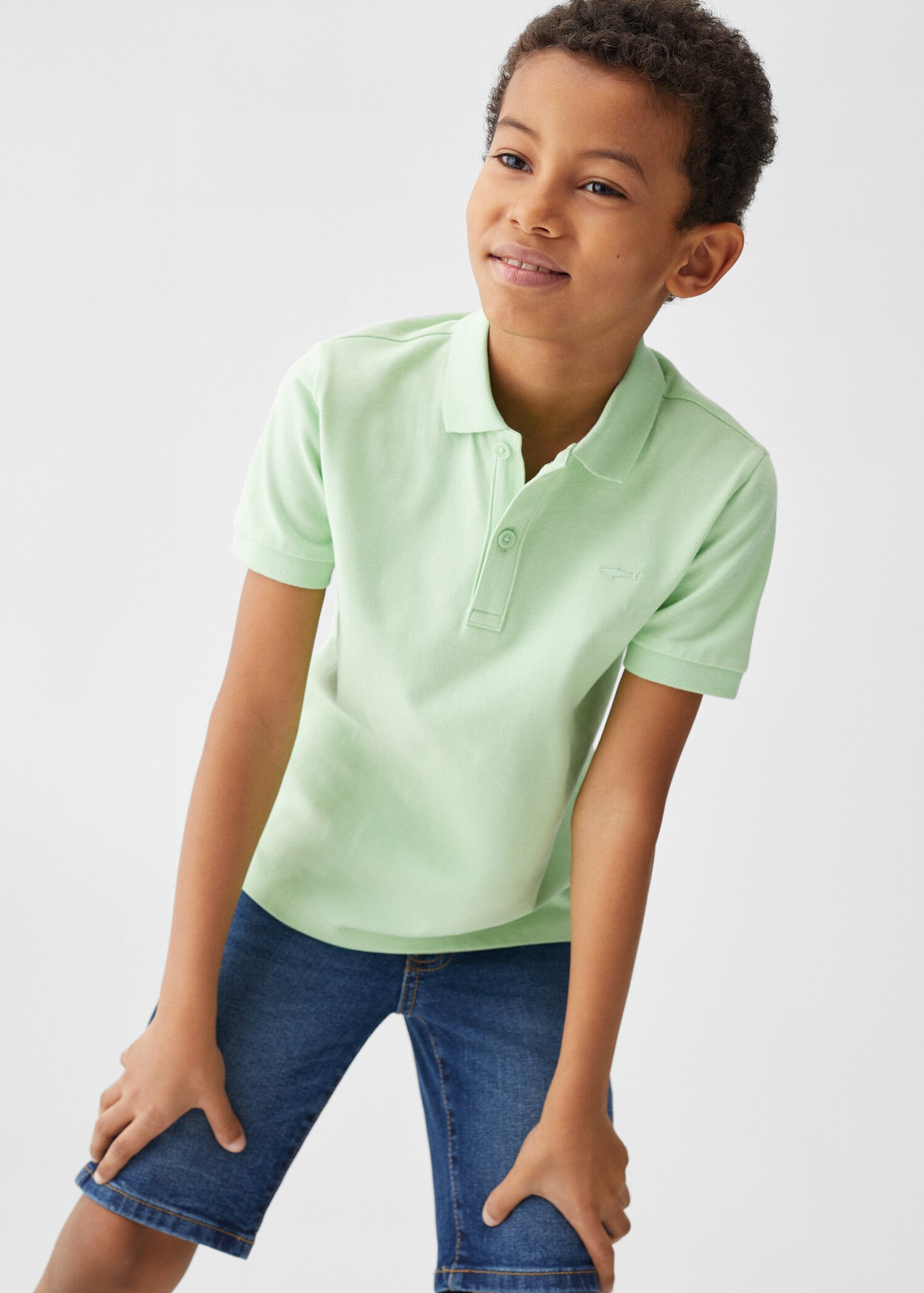 100% katoenen poloshirt - Detail van het artikel 2