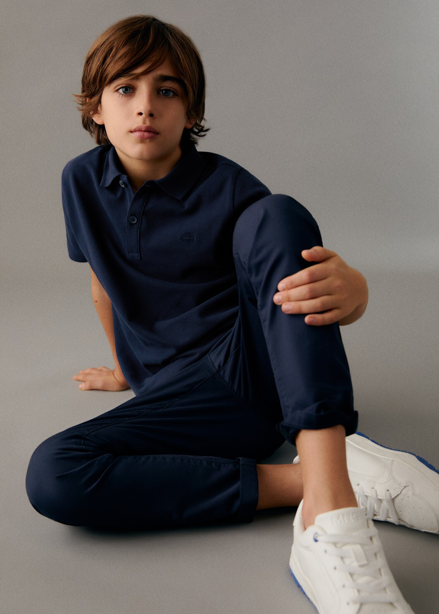 100% katoenen poloshirt - Middenvlak