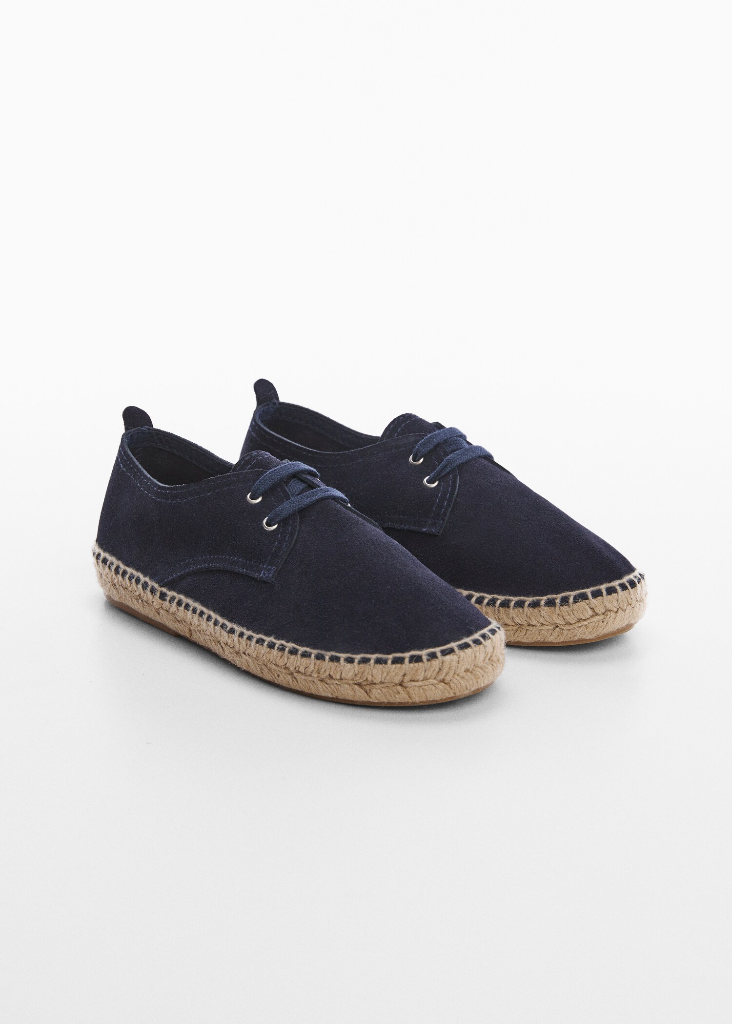 Laces suede espadrilles - Medium plane