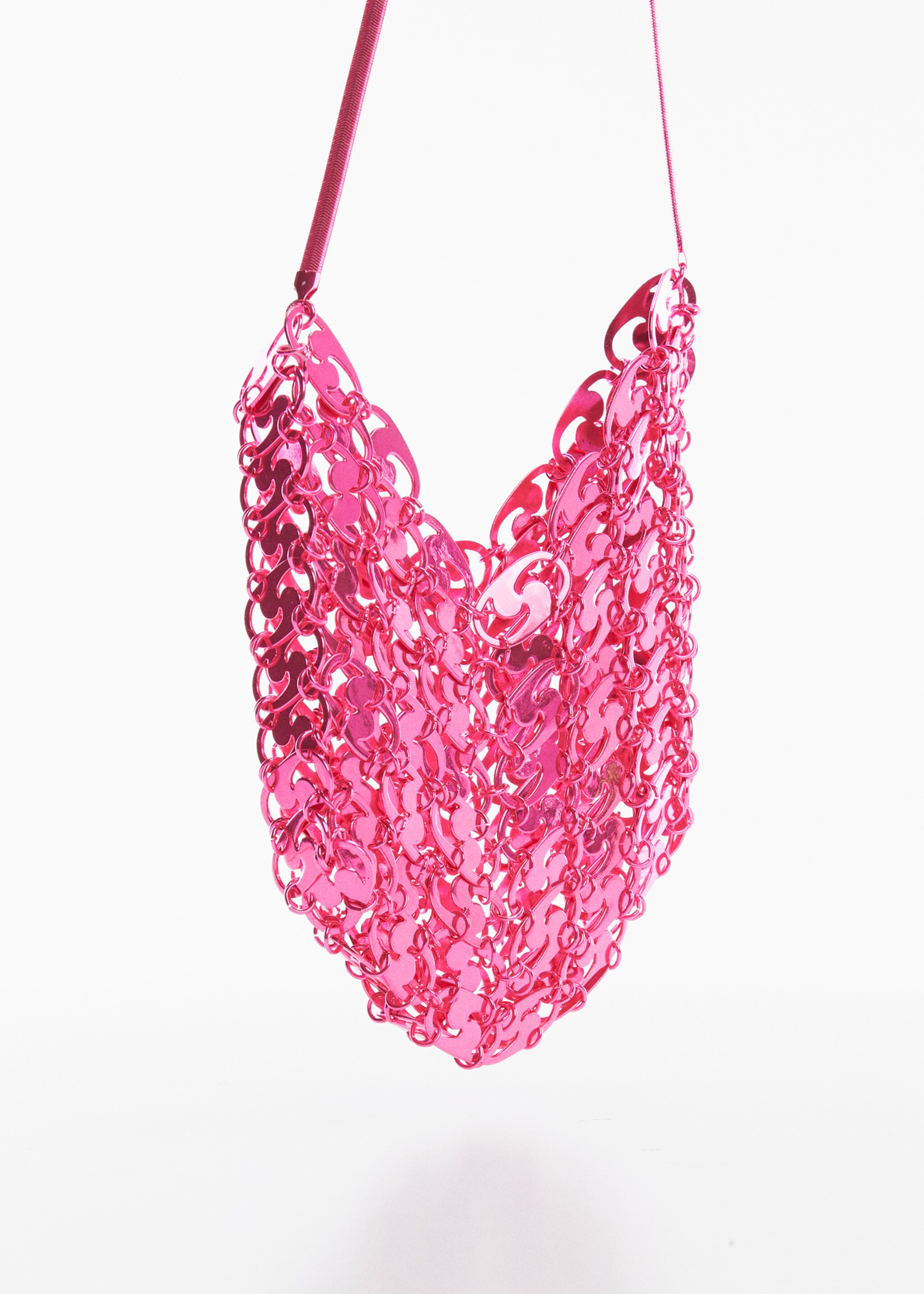 Small metallic bag - Medium plane, Fuchsia. Ref: 47024763-00.