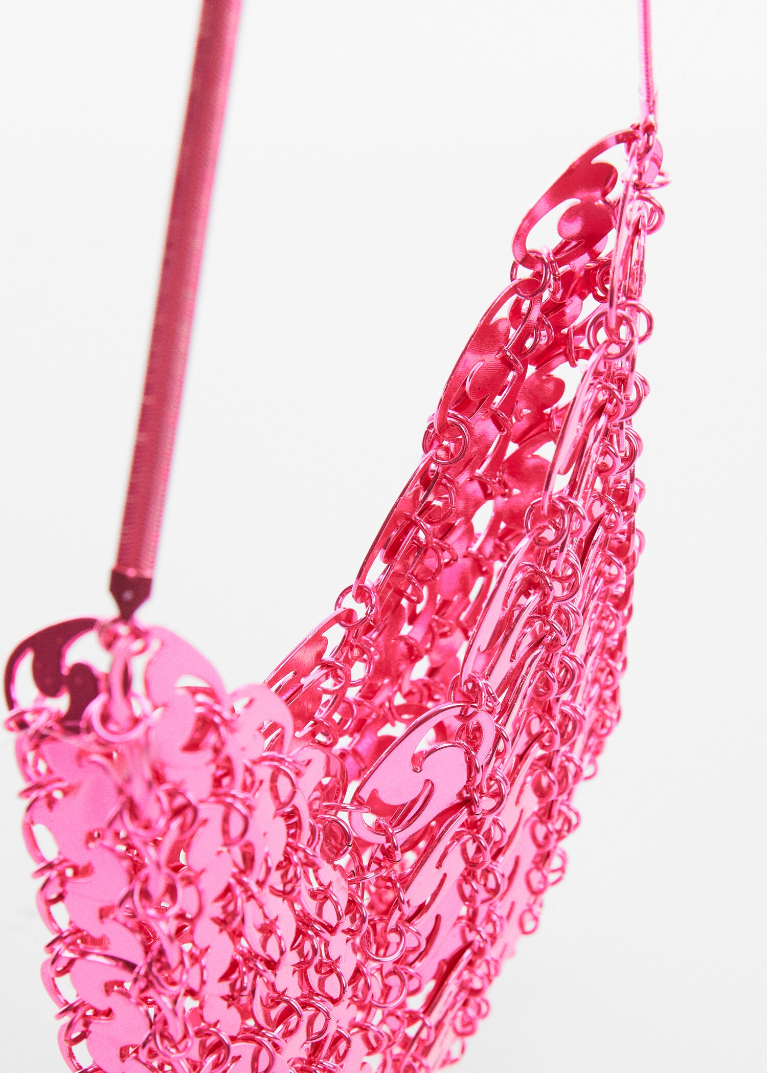 Small metallic bag - Woman | MANGO OUTLET United Kingdom