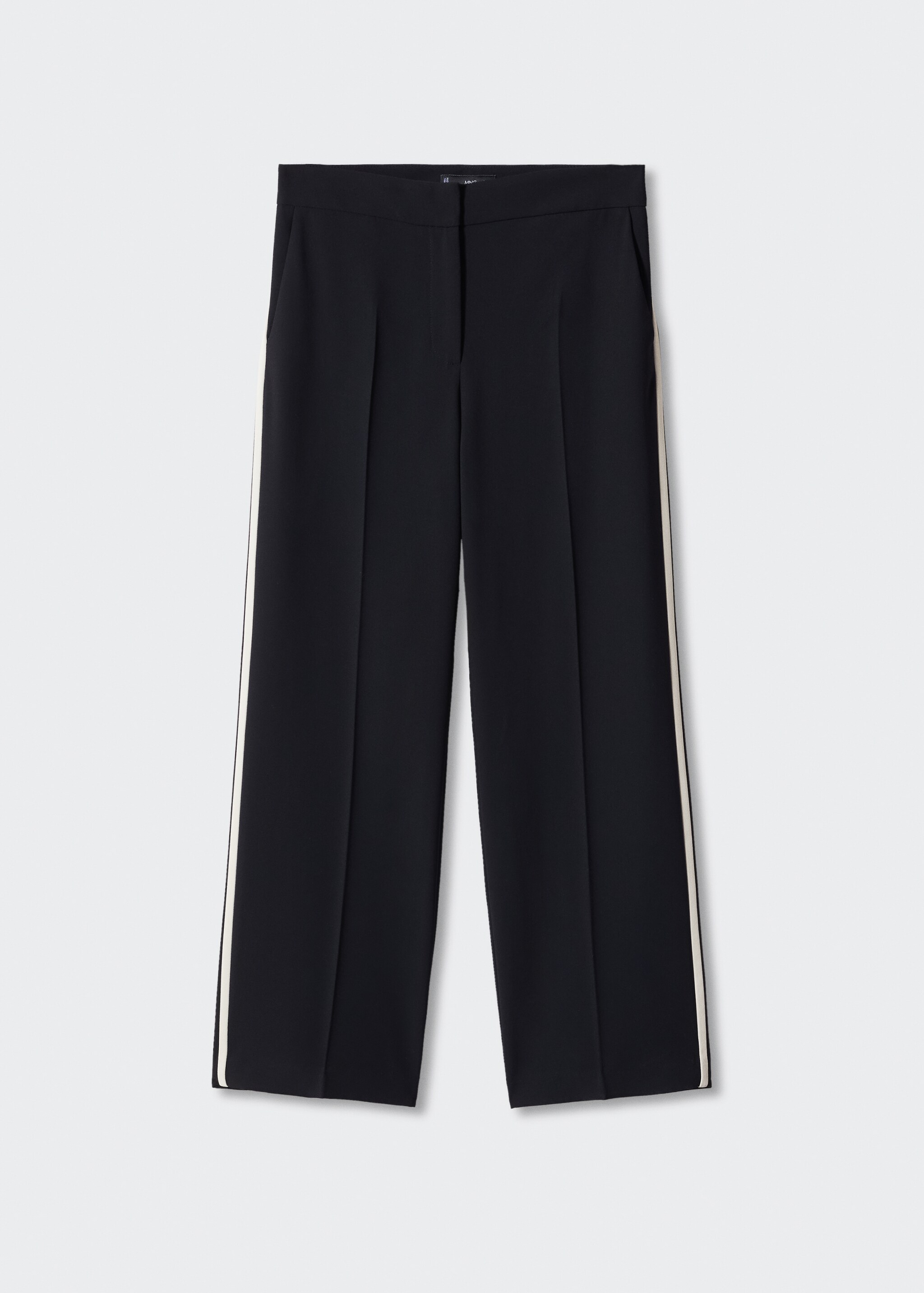 Contrast panel suit trousers - Article without model