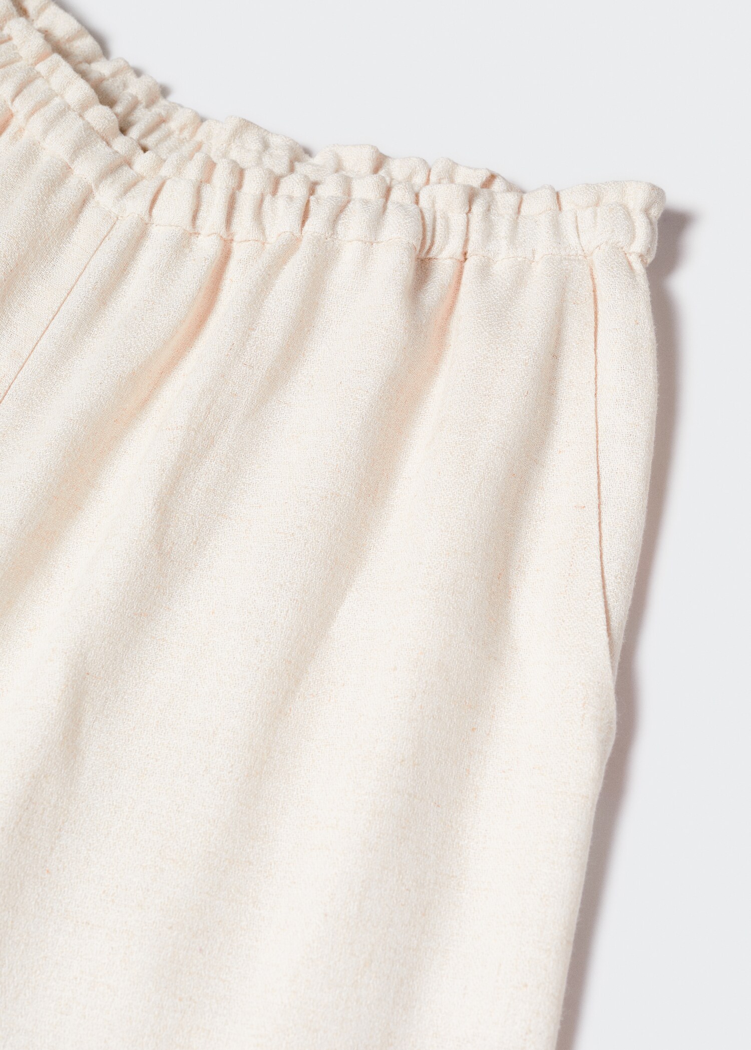 Pantalons setinats cintura elàstica - Detall de l'article 8