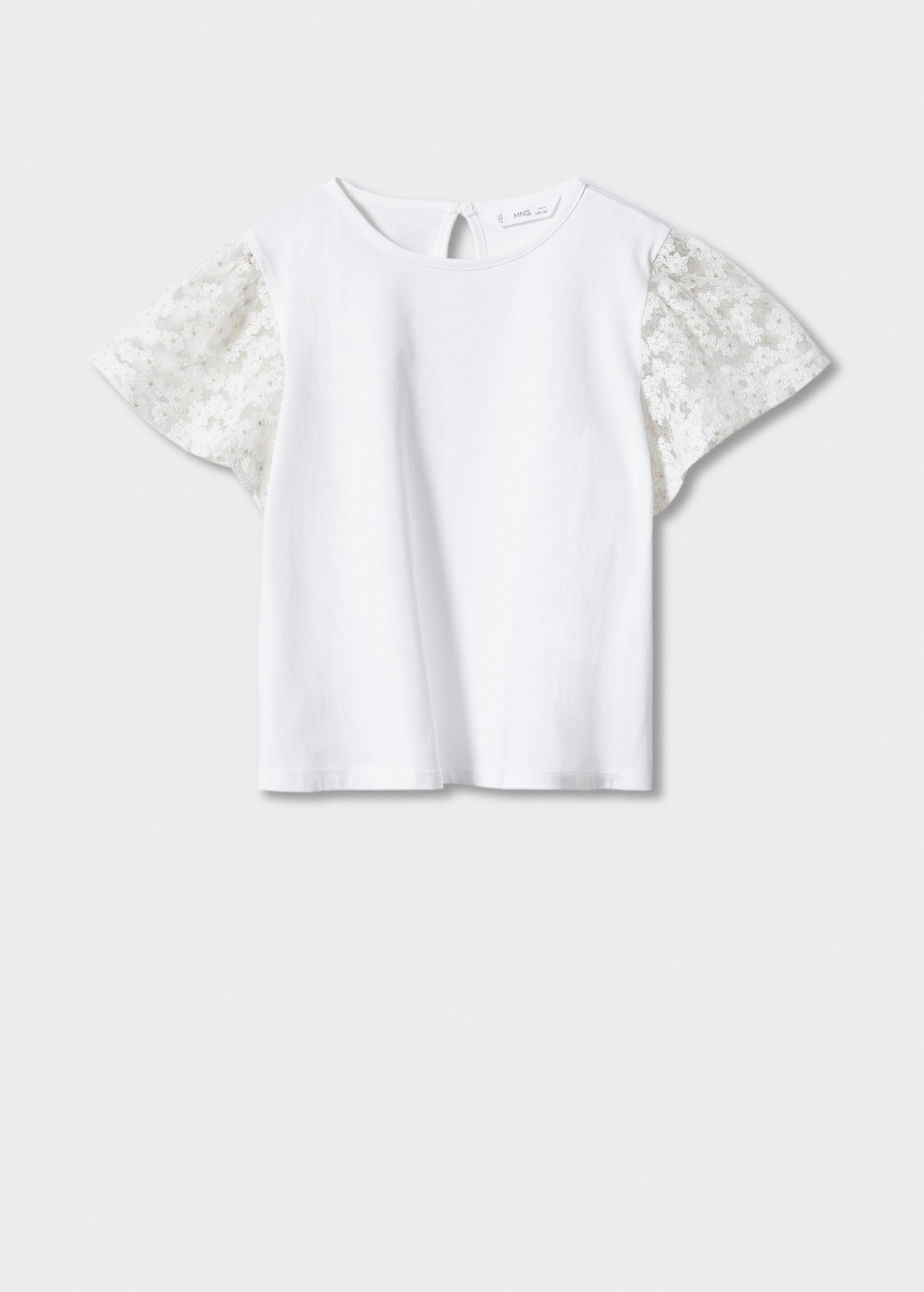 Embroidered sleeve T-shirt - Article without model