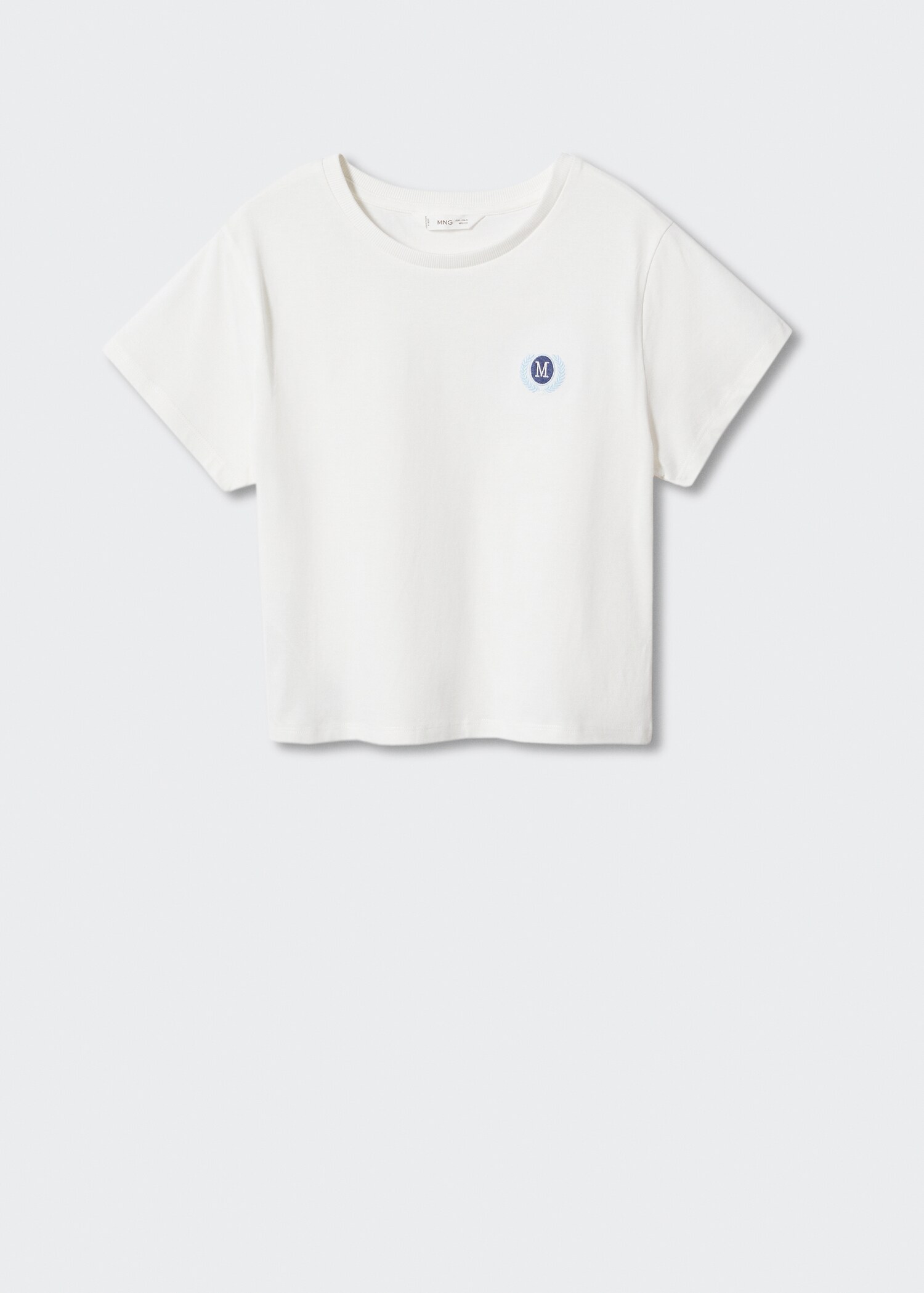 Embroidered shield t-shirt - Article without model