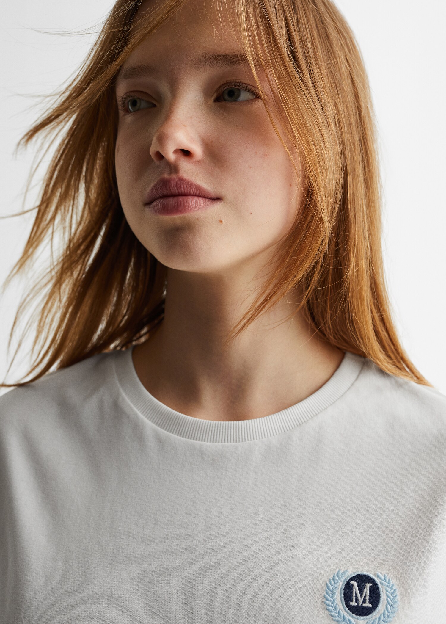 Embroidered shield t-shirt - Details of the article 1