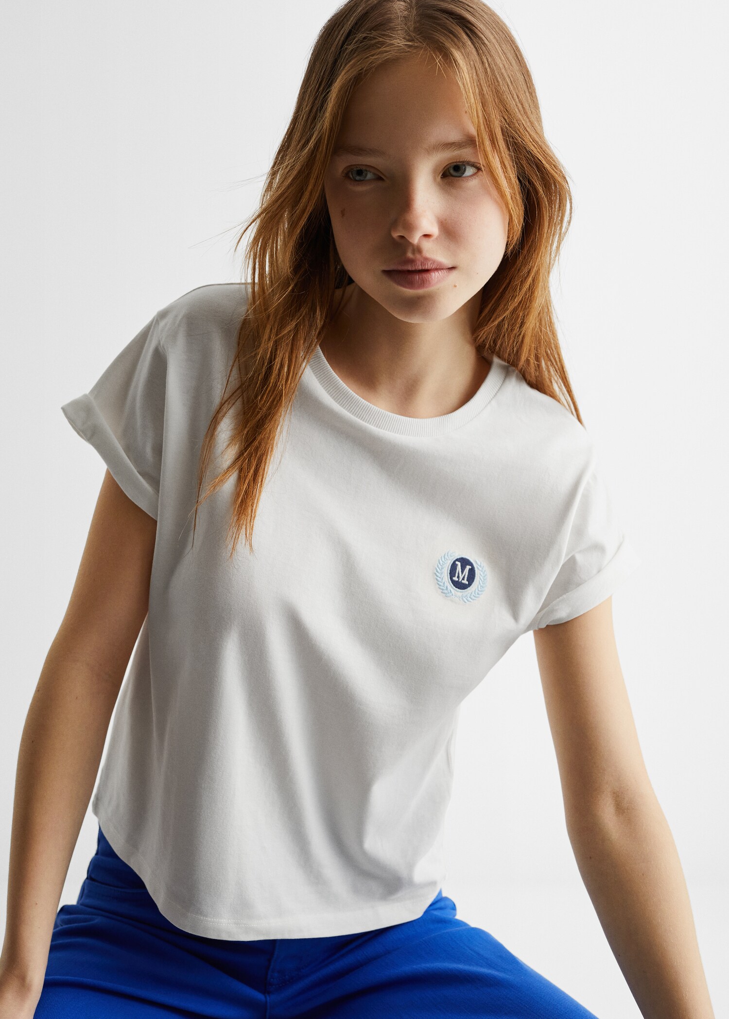 Embroidered shield t-shirt - Details of the article 2