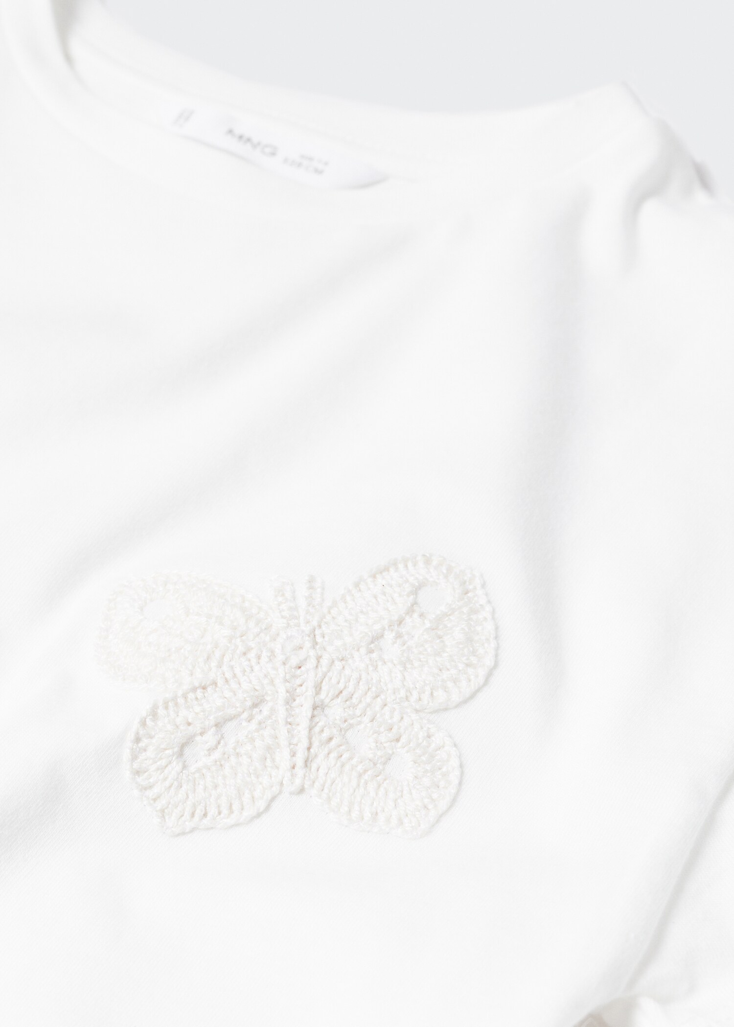 Crochet detail T-shirt - Details of the article 8