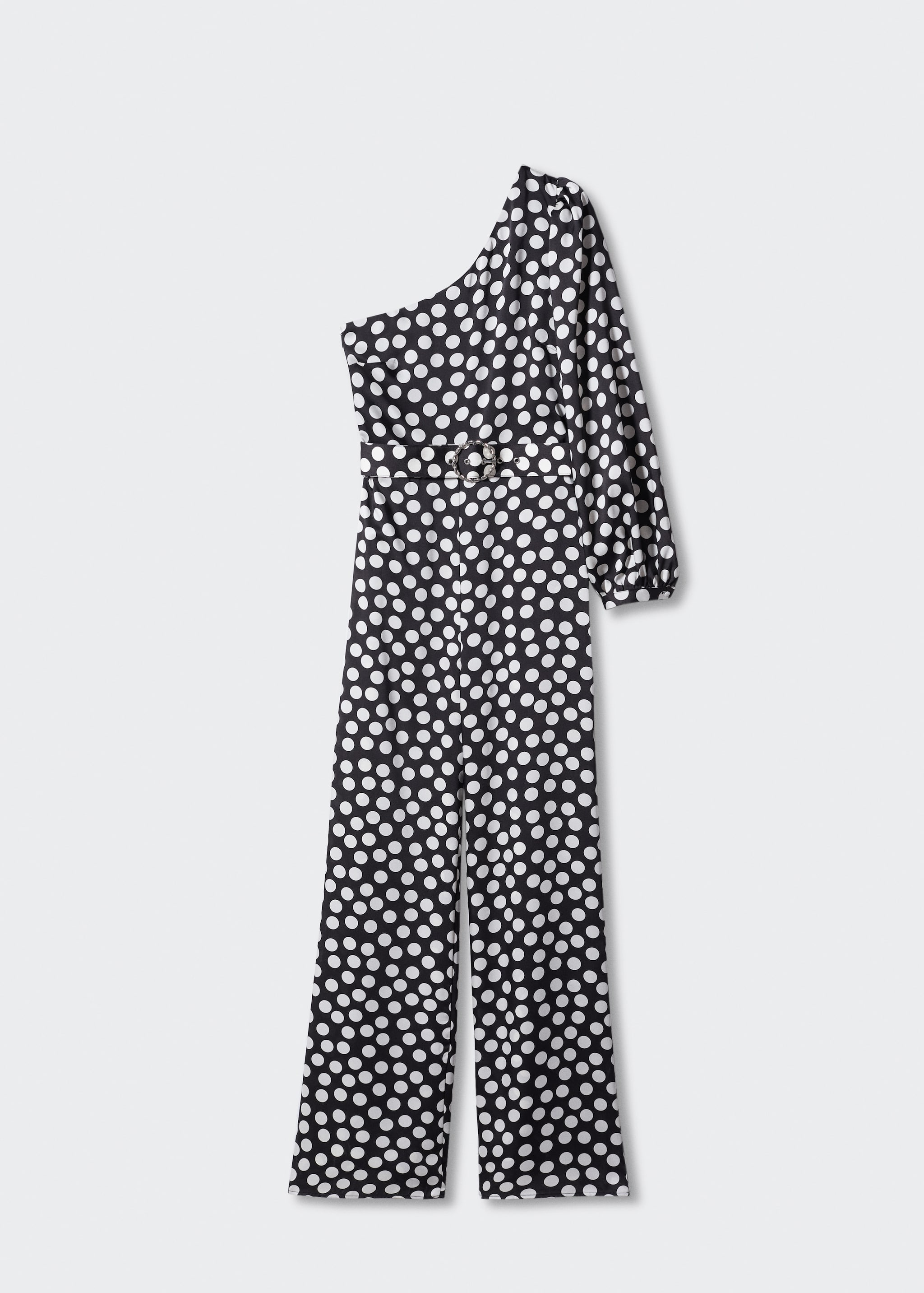 Polka dots asymmetric jumpsuit - Article without model