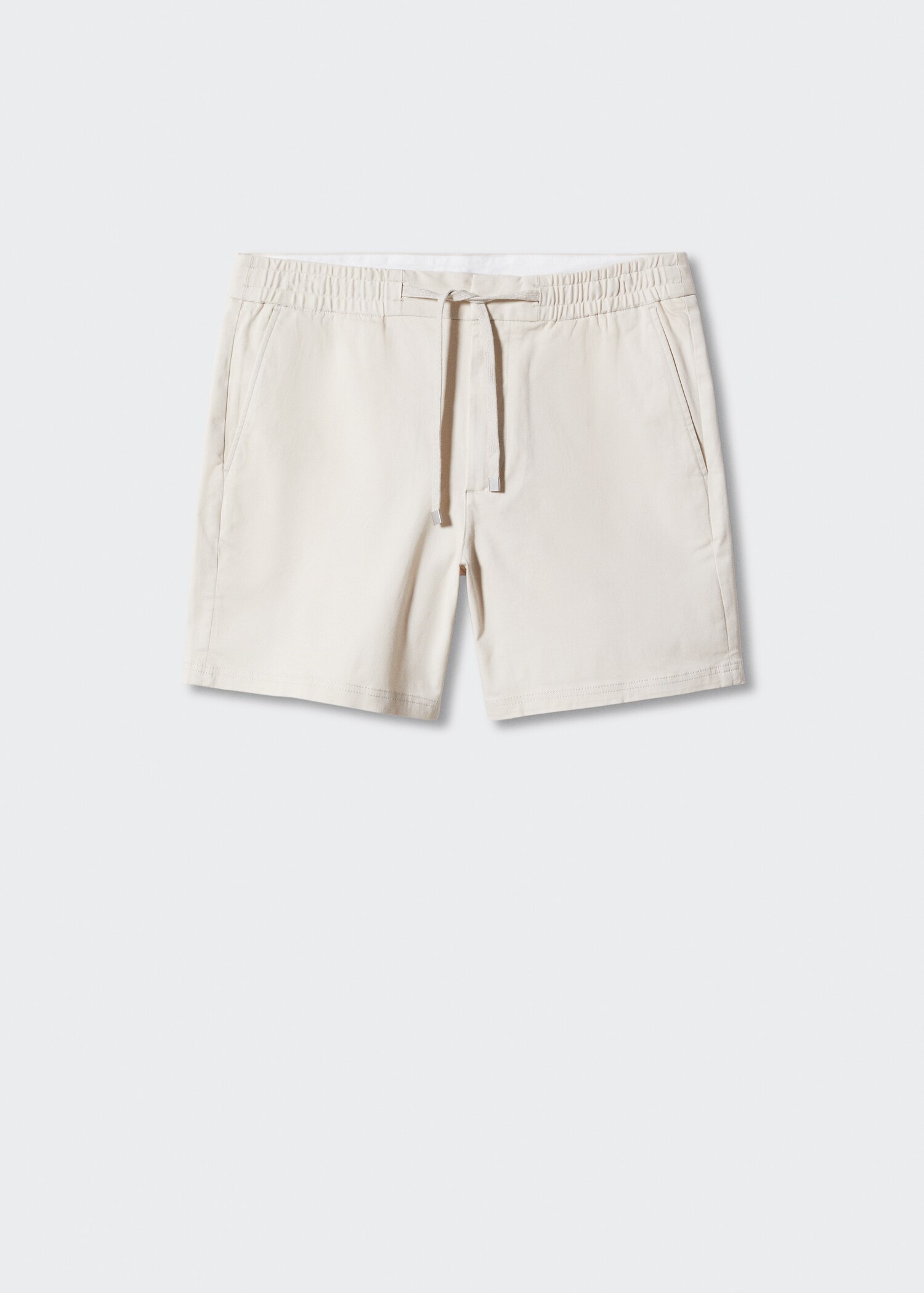 Cotton shorts with drawstring - Article without model