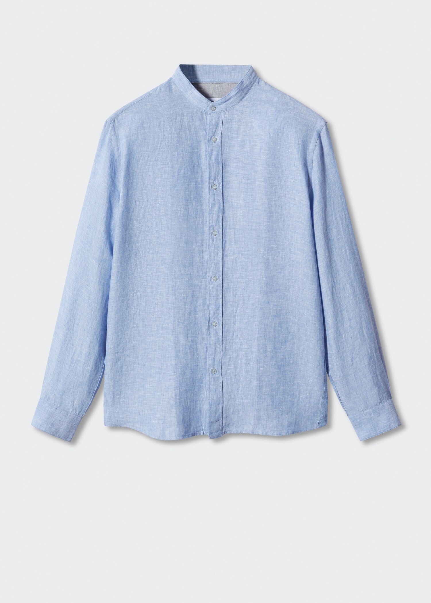 100% linen Mao collar shirt - Article without model