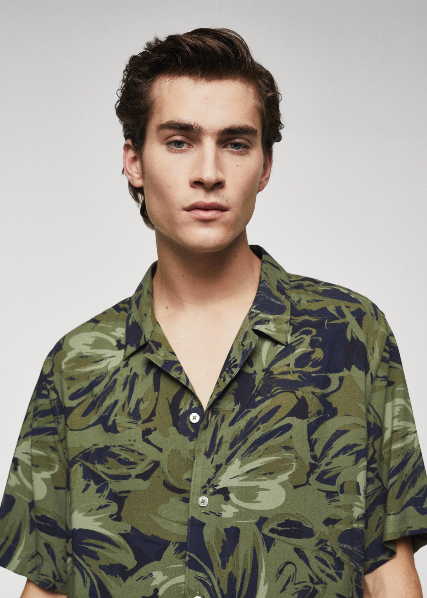 Regular Fit-Hemd mit Tropical Print - Detail des Artikels 1