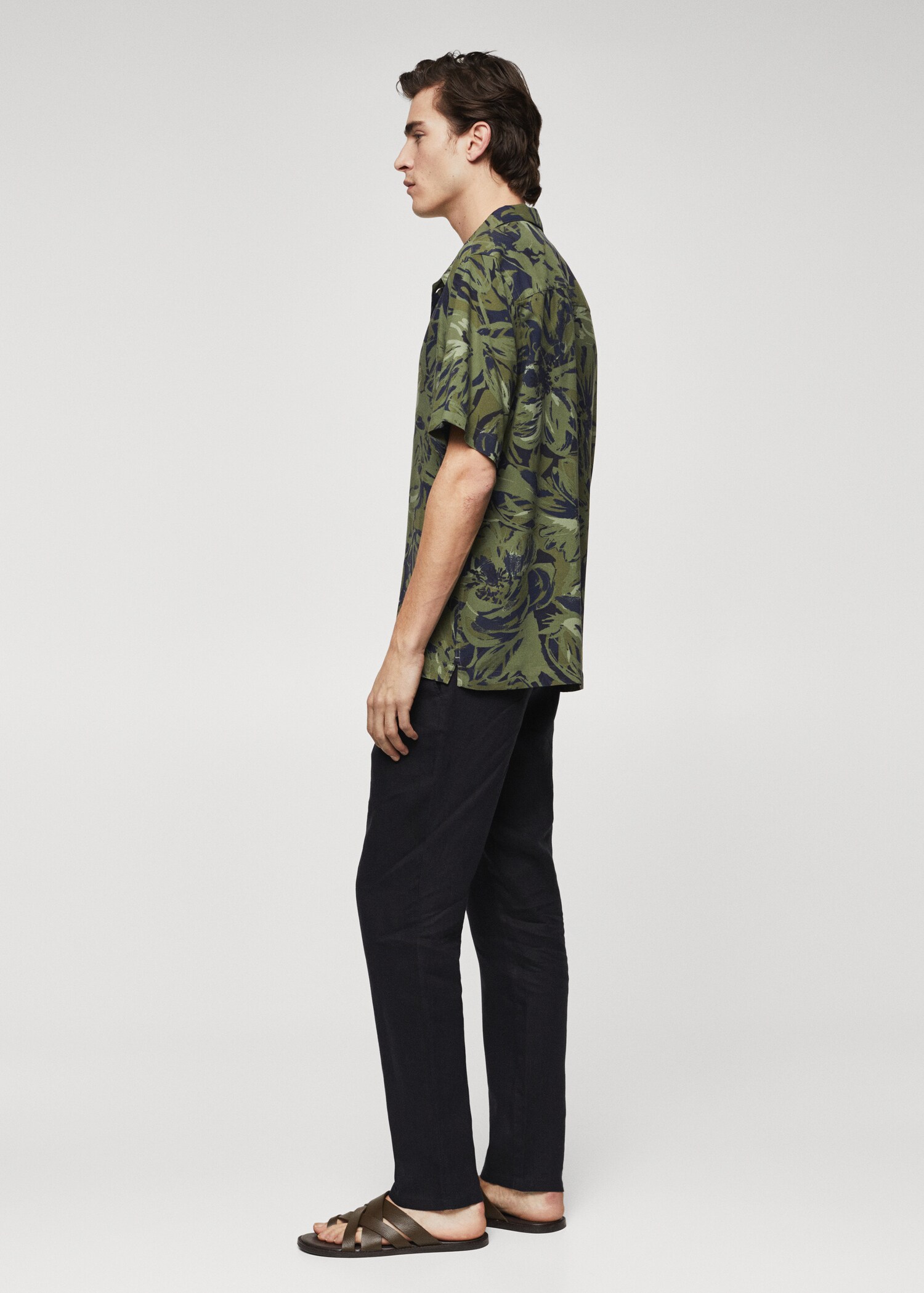 Regular Fit-Hemd mit Tropical Print - Detail des Artikels 2