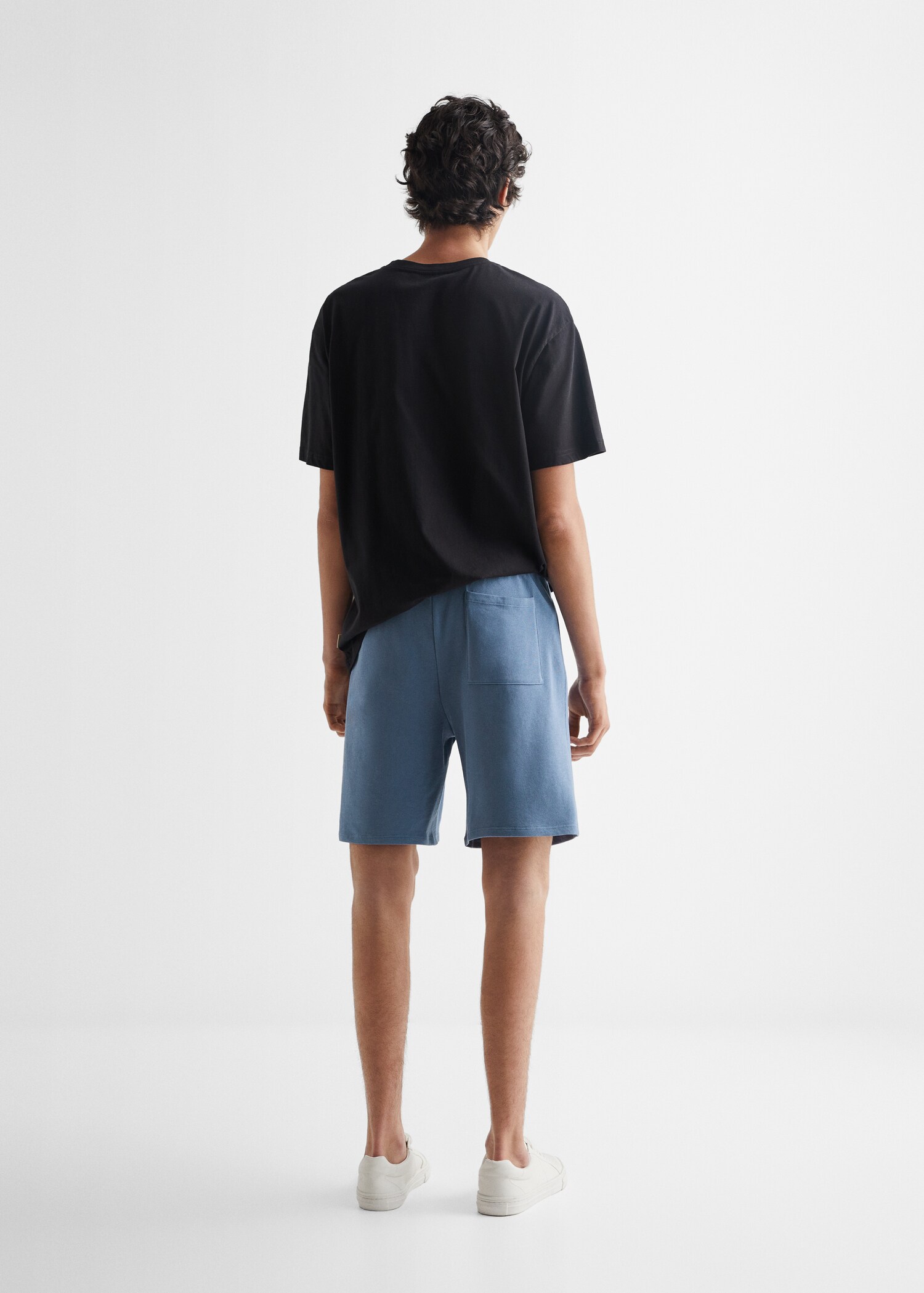 Bermudas jogging algodón - Reverso del artículo