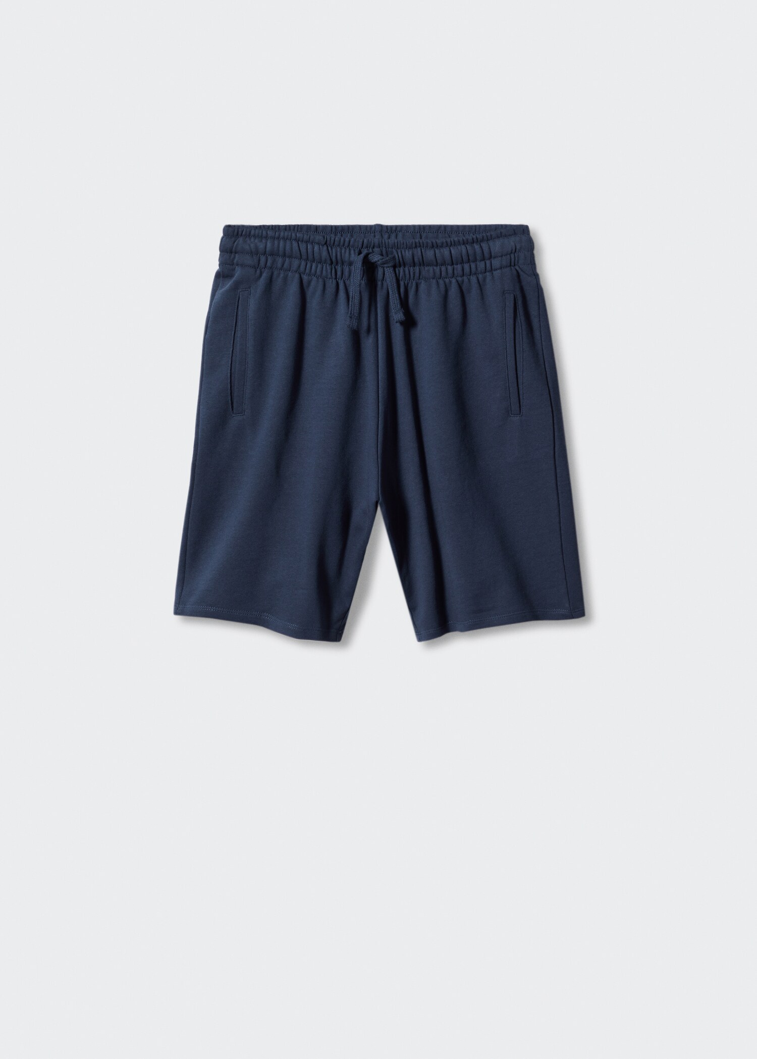 Cotton jogging Bermuda shorts - Article without model