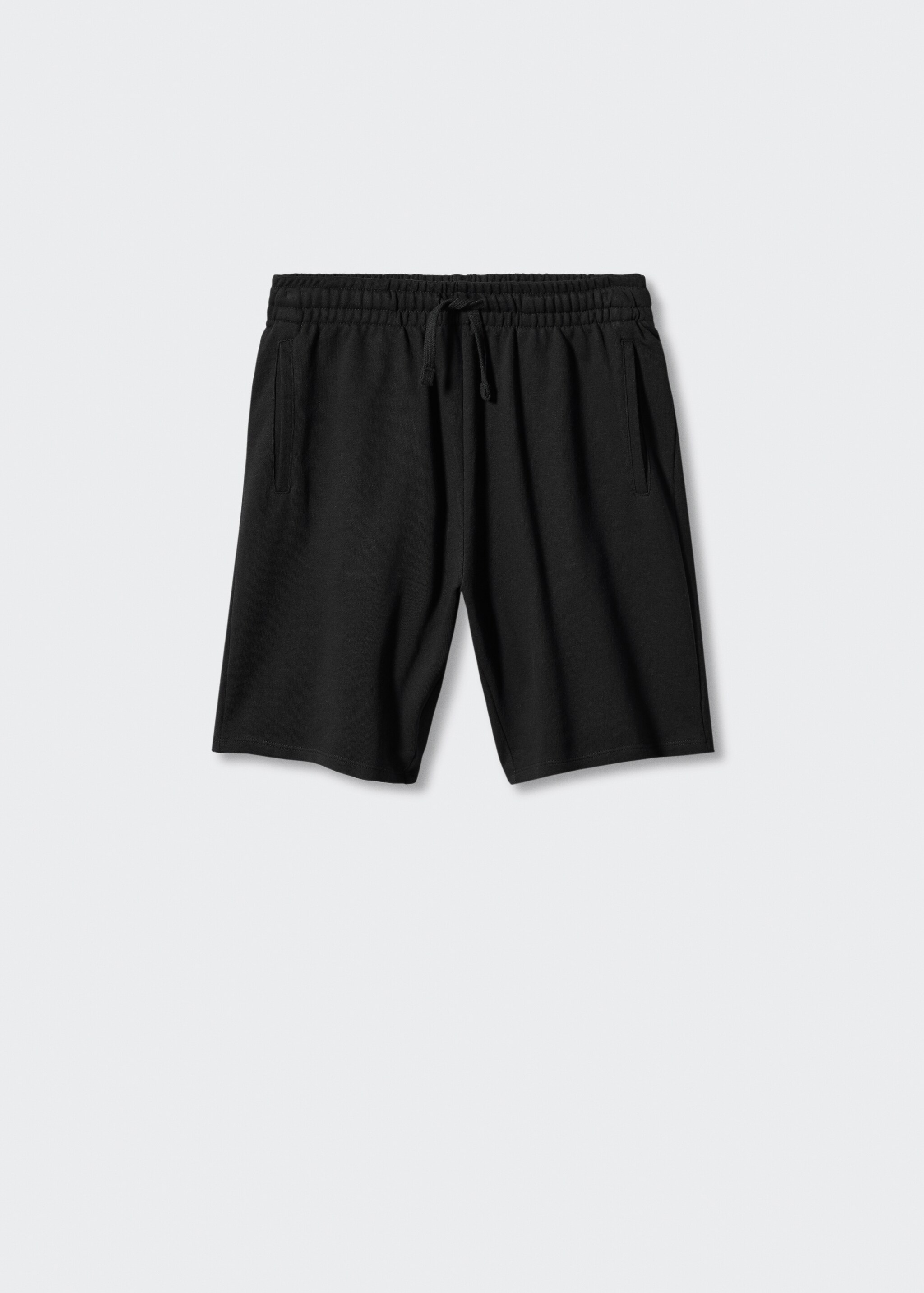 Cotton jogging Bermuda shorts - Article without model