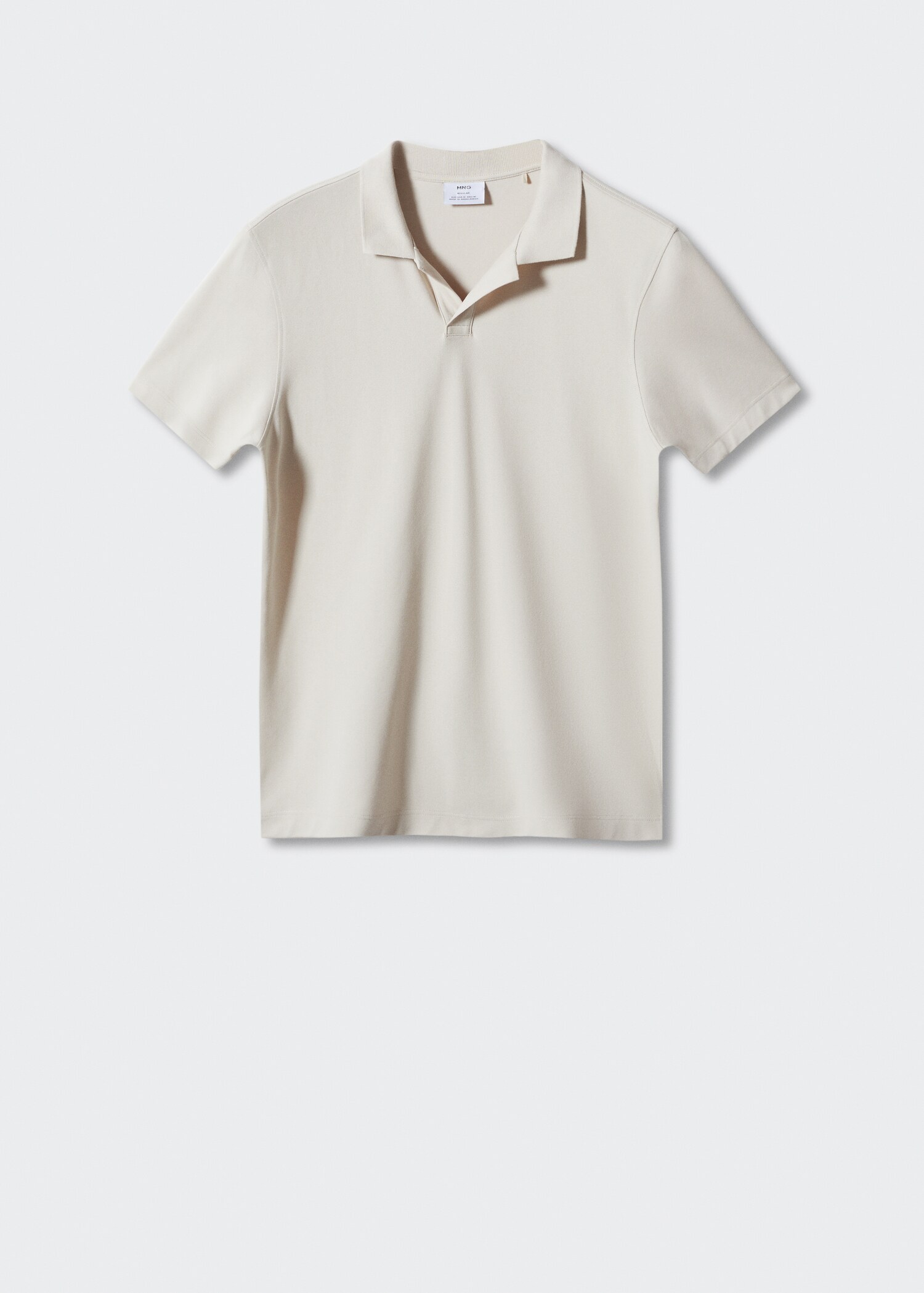 Cotton piqué polo shirt - Article without model