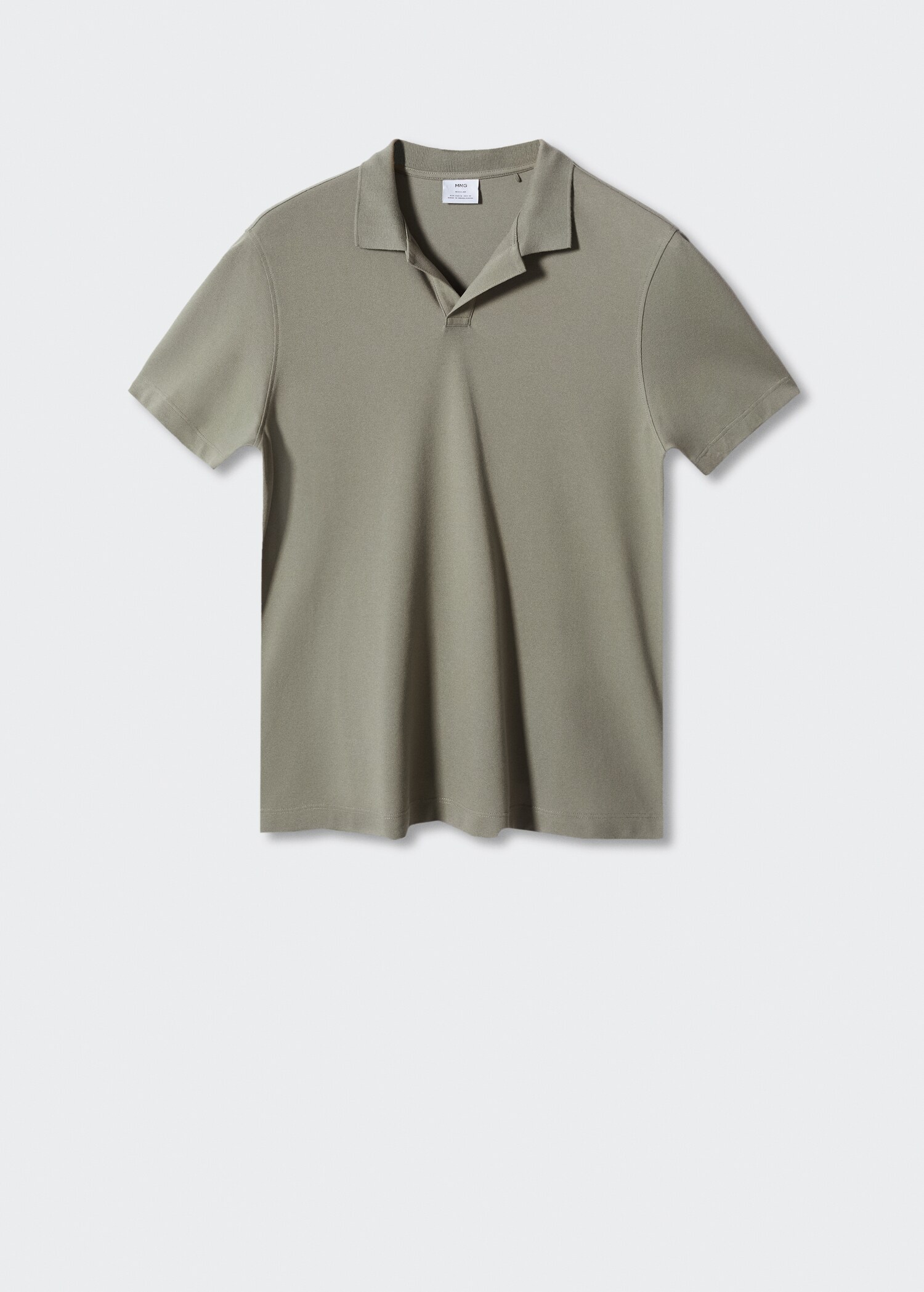 Cotton piqué polo shirt - Article without model