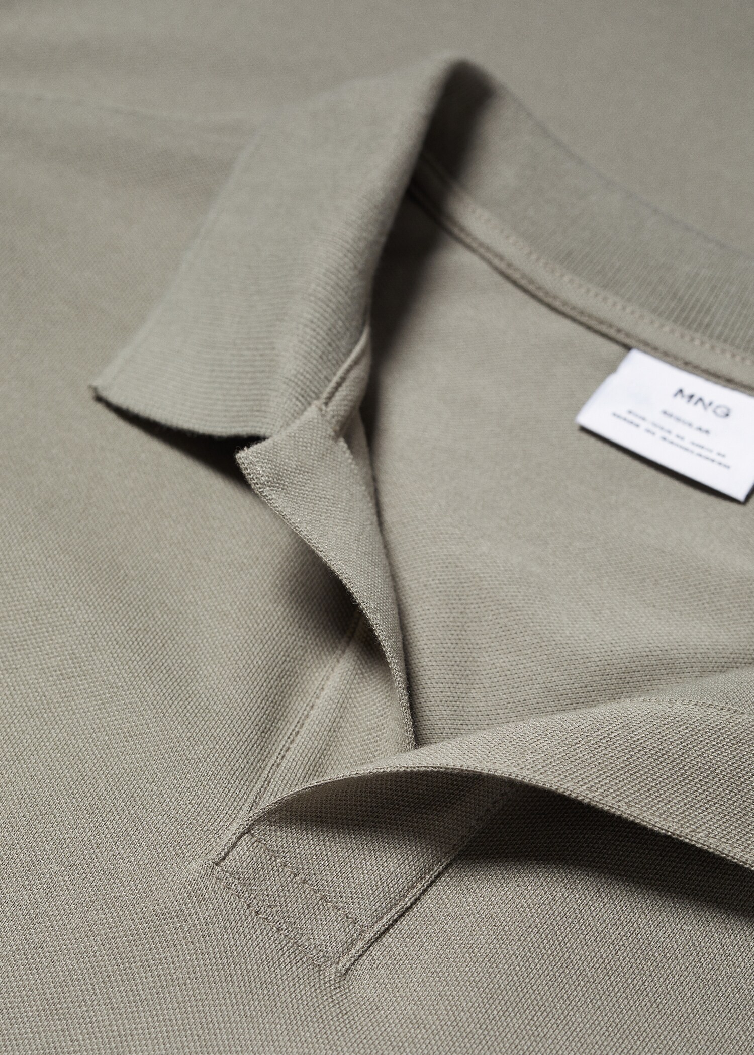 Cotton piqué polo shirt - Details of the article 8