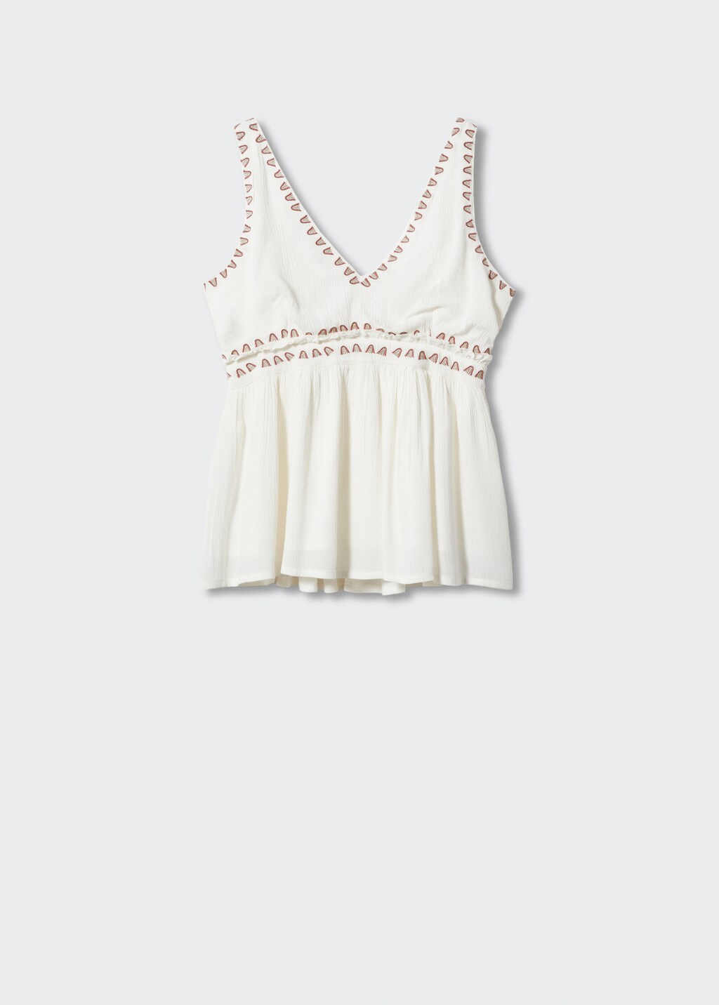 Decorative embroidery blouse - Teen Girl | MANGO OUTLET USA