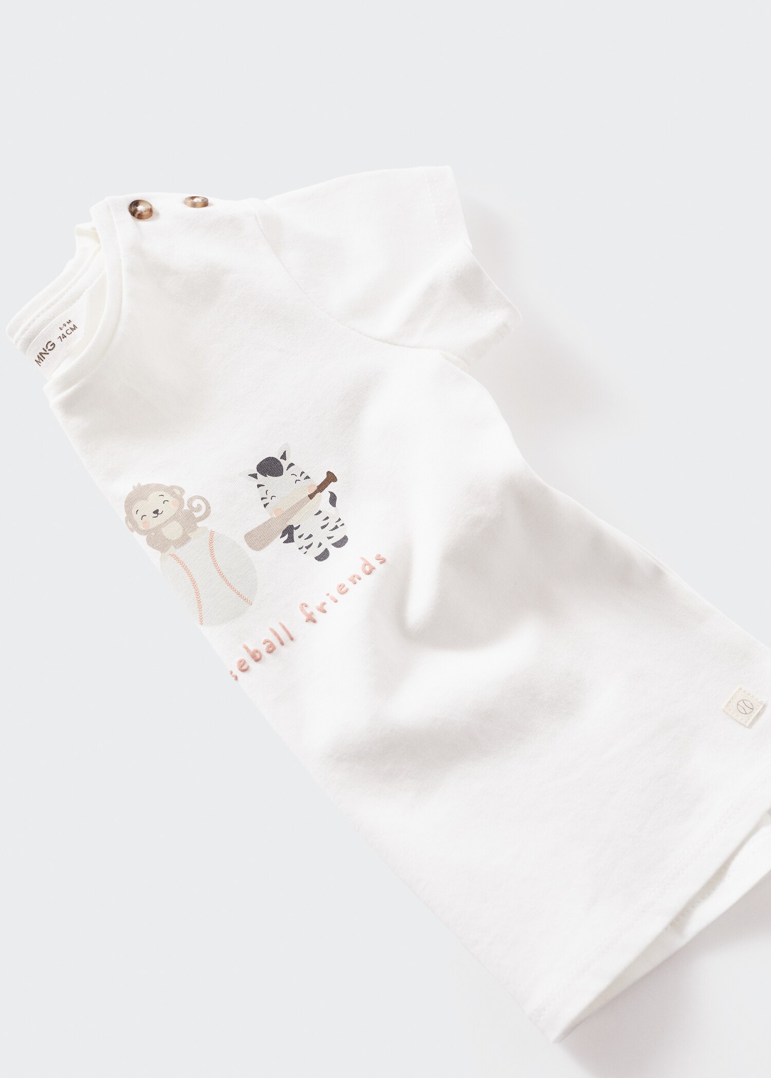 Printed cotton-blend T-shirt - Details of the article 8