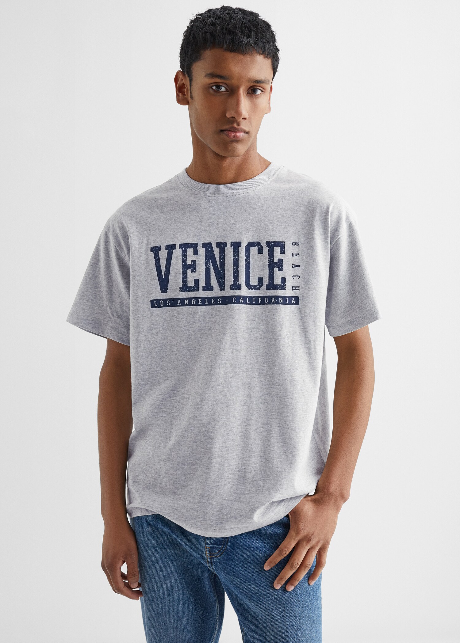 T-shirt coton manches courtes - Plan moyen