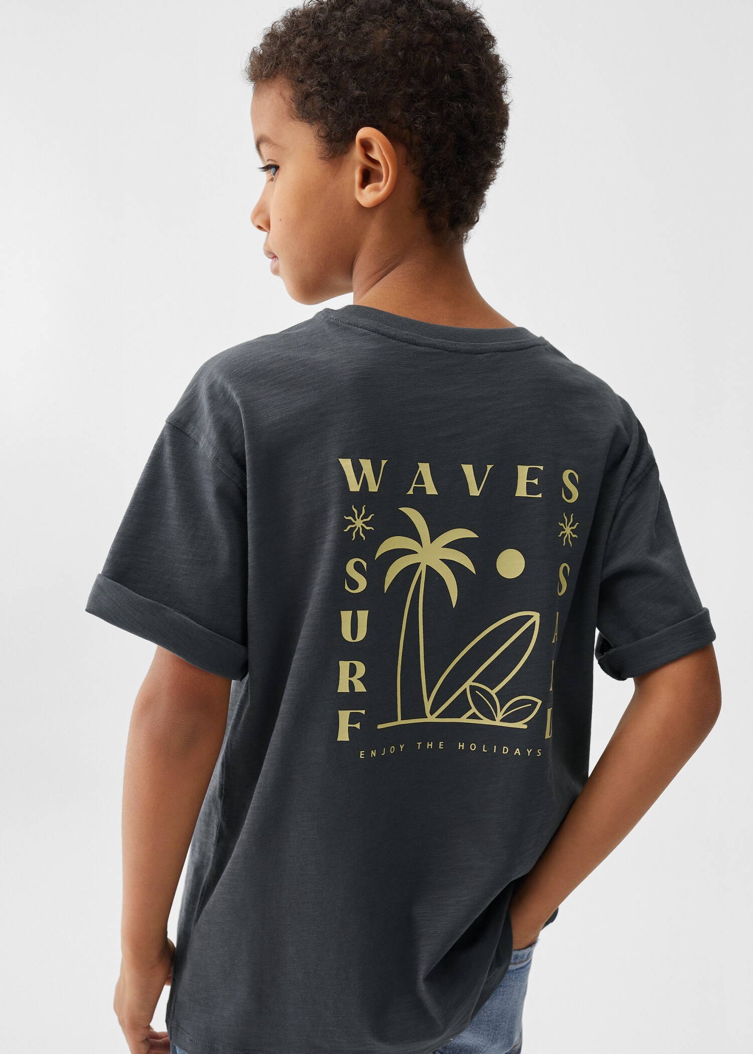 T-shirt coton imprimé - Verso de l’article