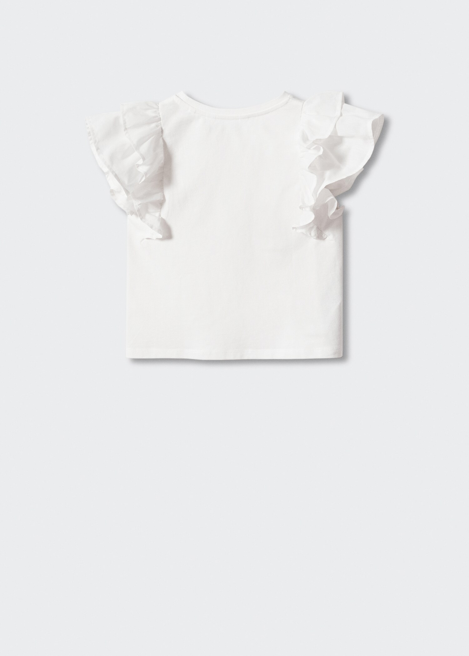 Ruffle T-shirt - Reverse of the article