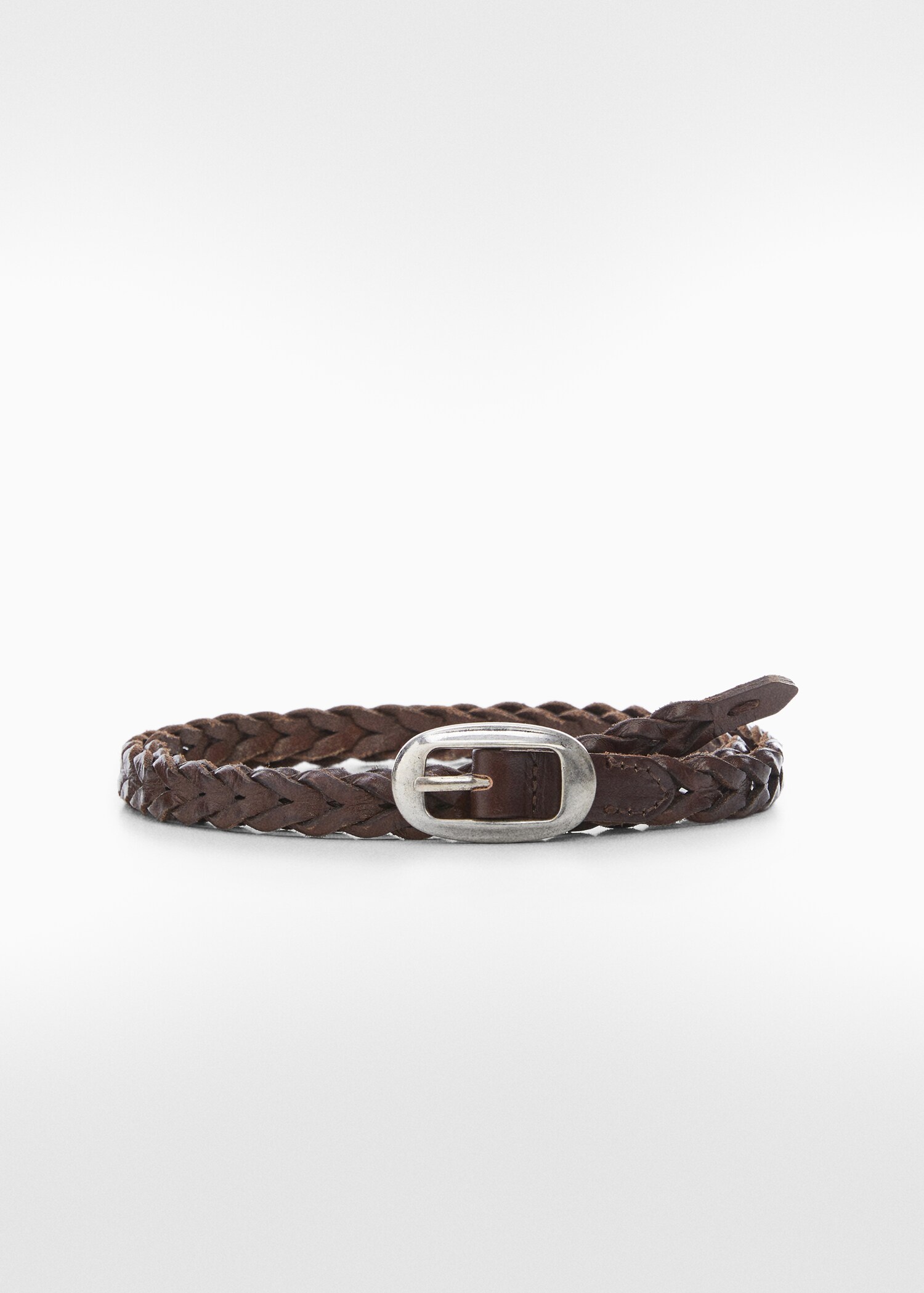 Braided leather belt - Article without model