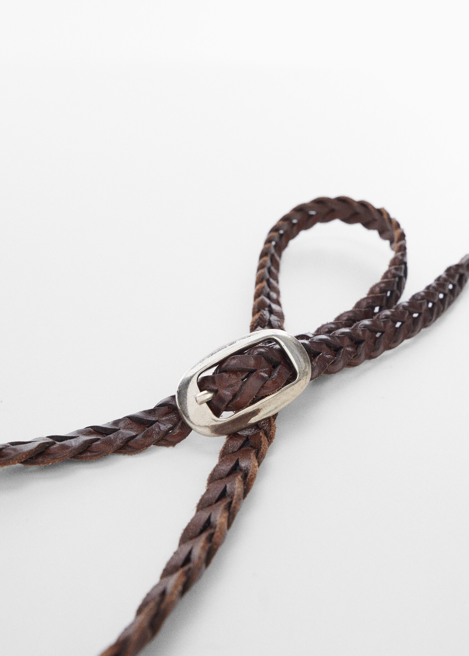 Braided leather belt - Details of the article 1
