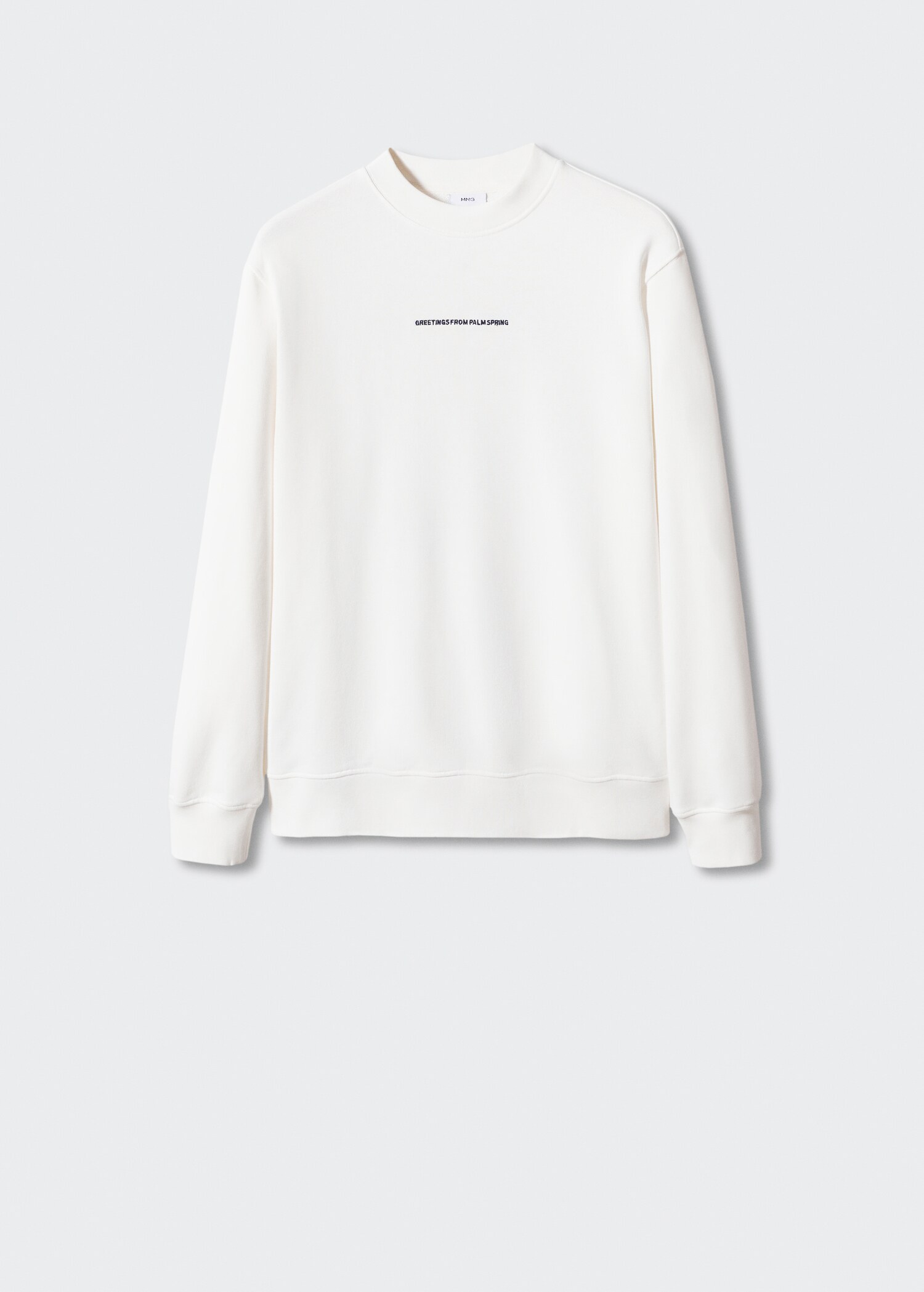 Gemustertes Baumwoll-Sweatshirt - Artikel ohne Model