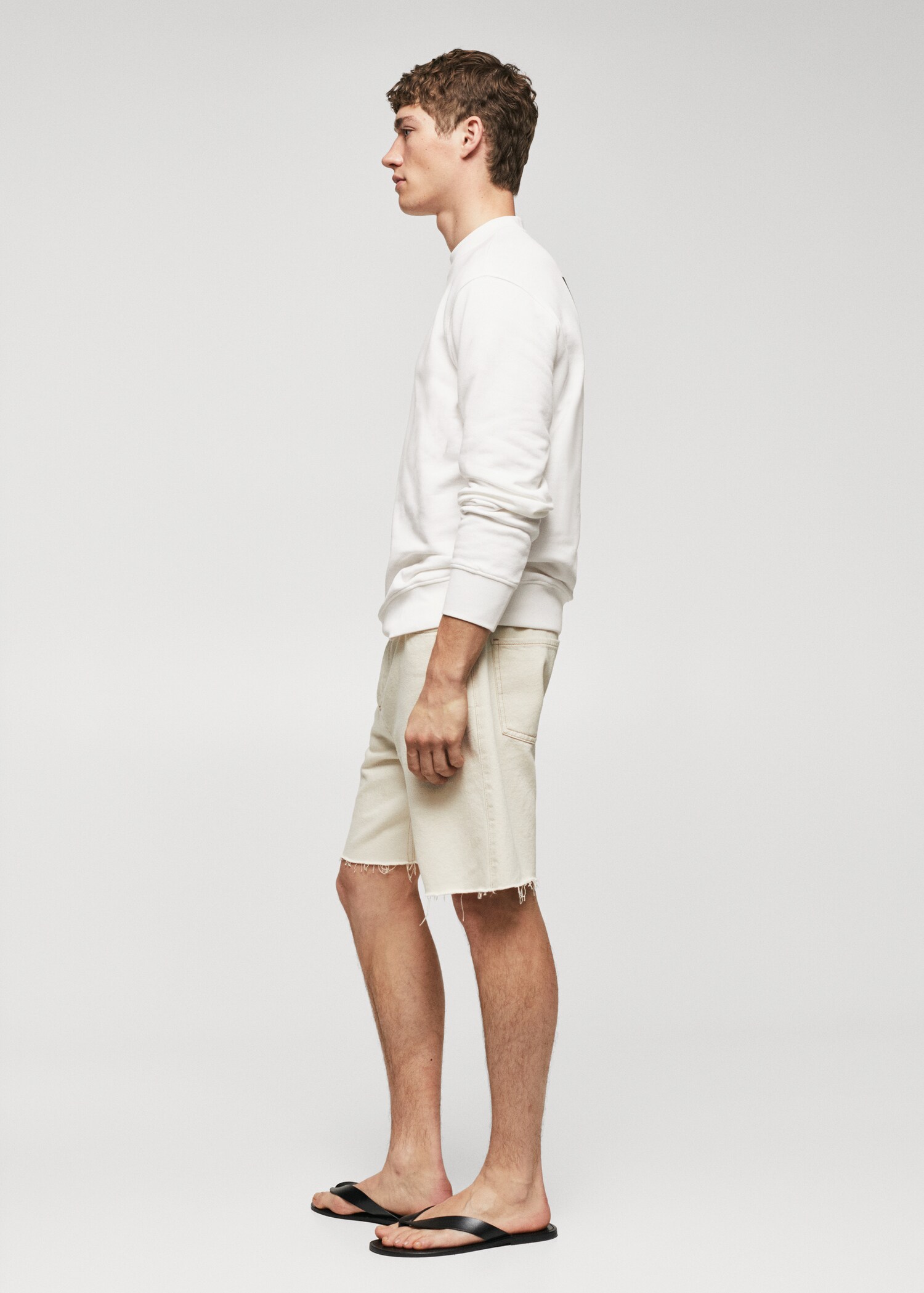 Gemustertes Baumwoll-Sweatshirt - Detail des Artikels 1