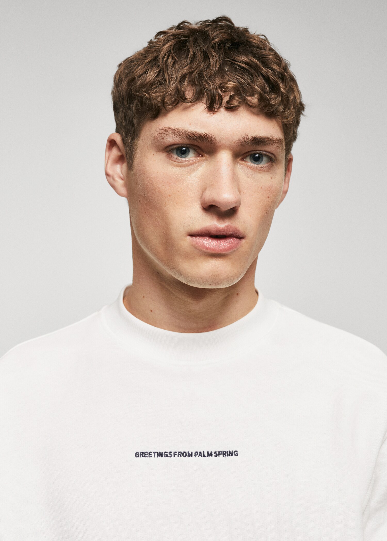 Gemustertes Baumwoll-Sweatshirt - Detail des Artikels 2