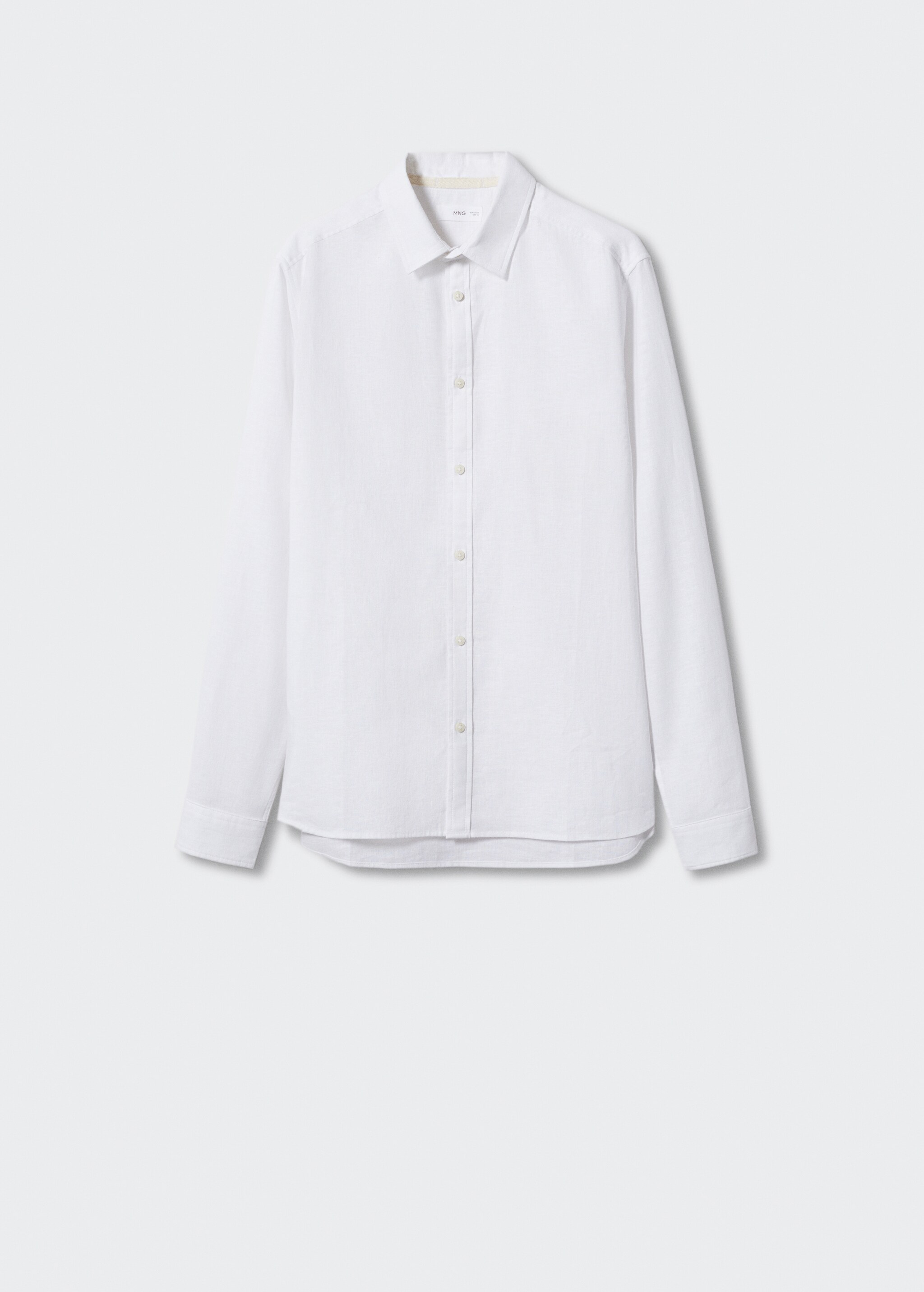 Linen-blend shirt - Article without model