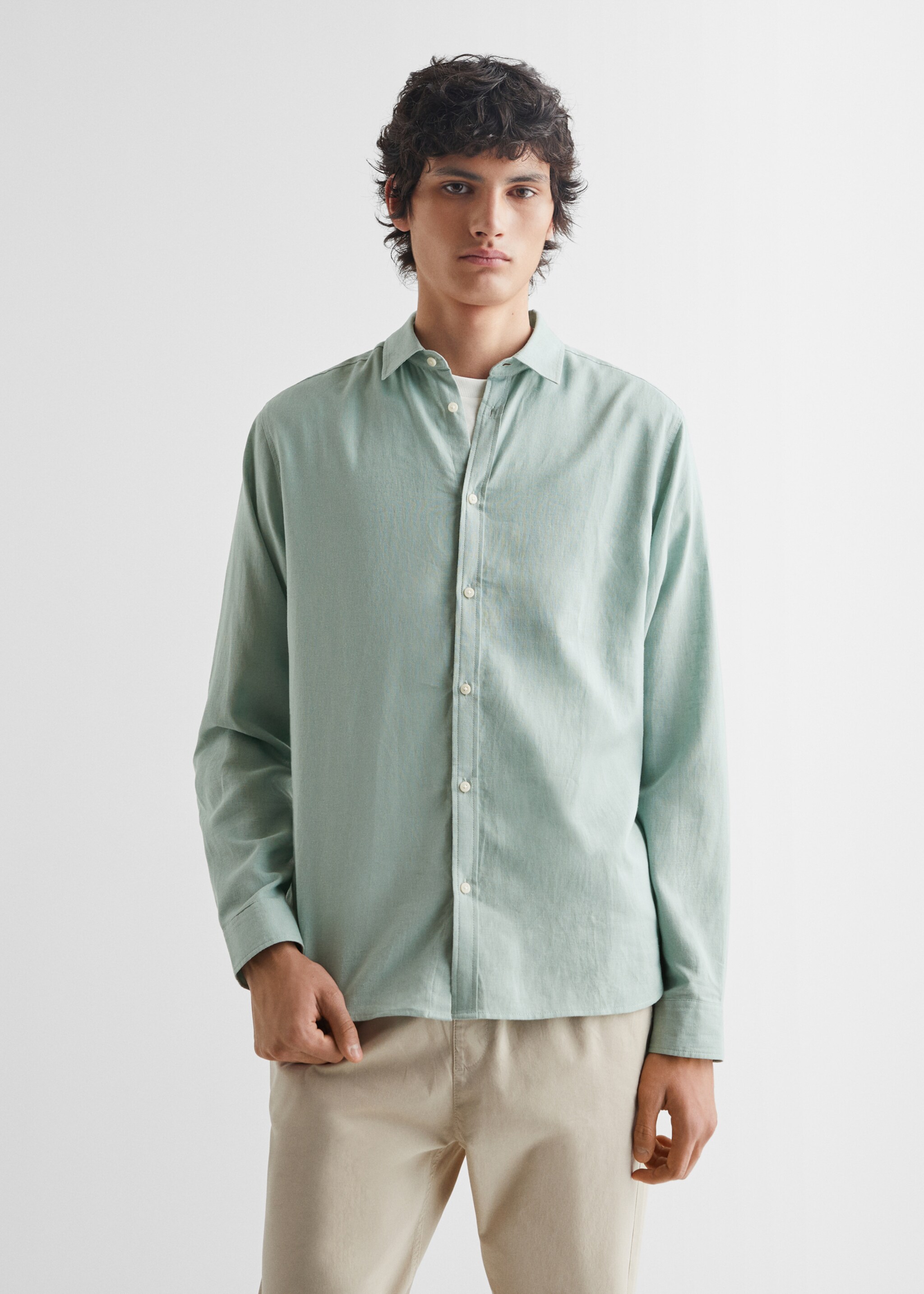 Camicia lino - Piano medio