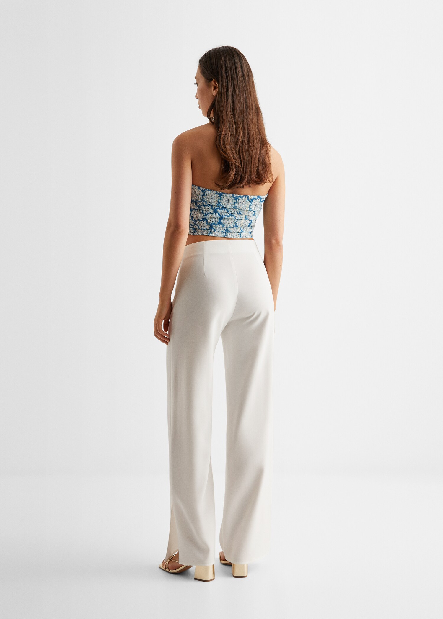 Smart pants with openings - Reverse of the article