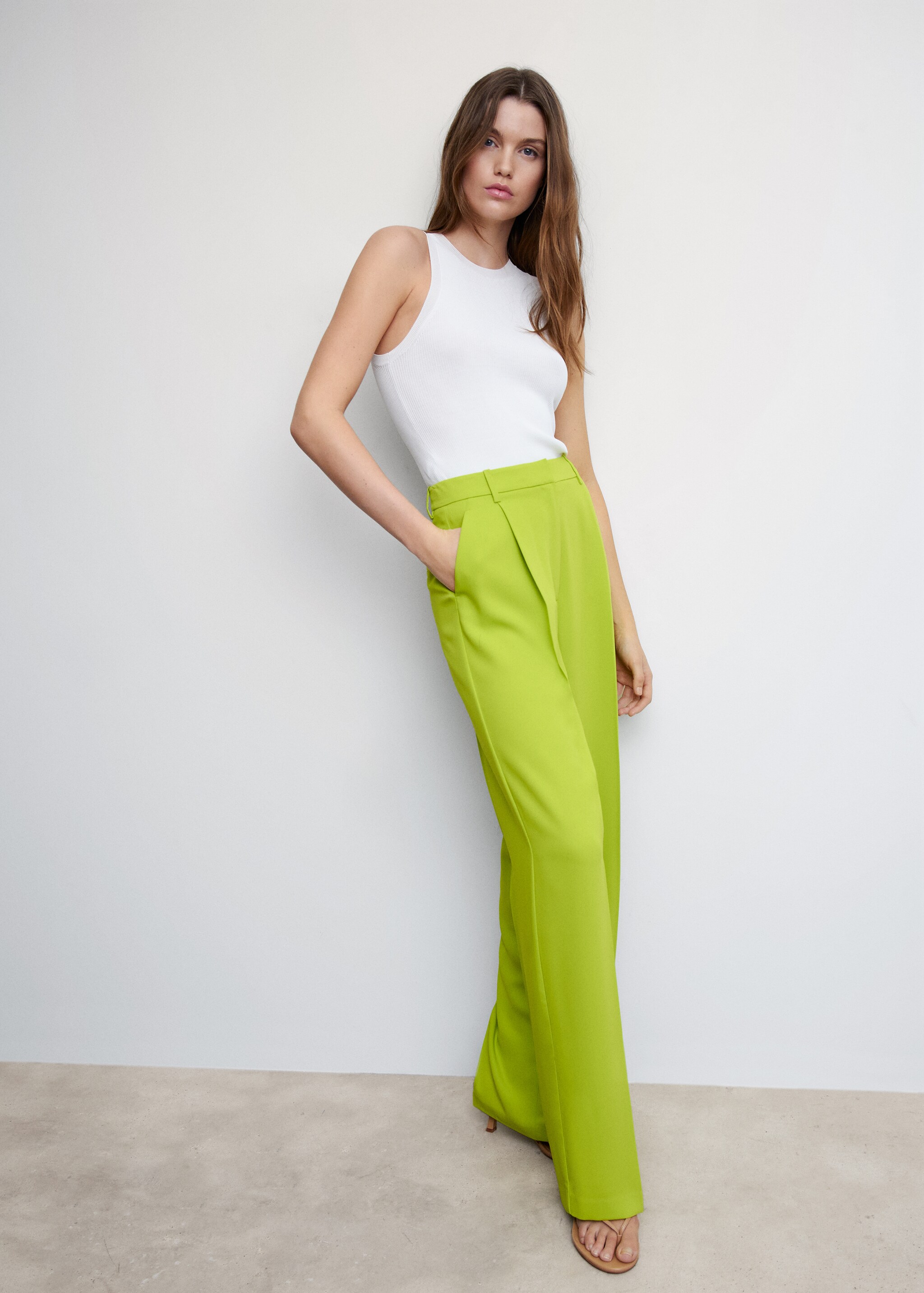 Dart palazzo trousers - Details of the article 2