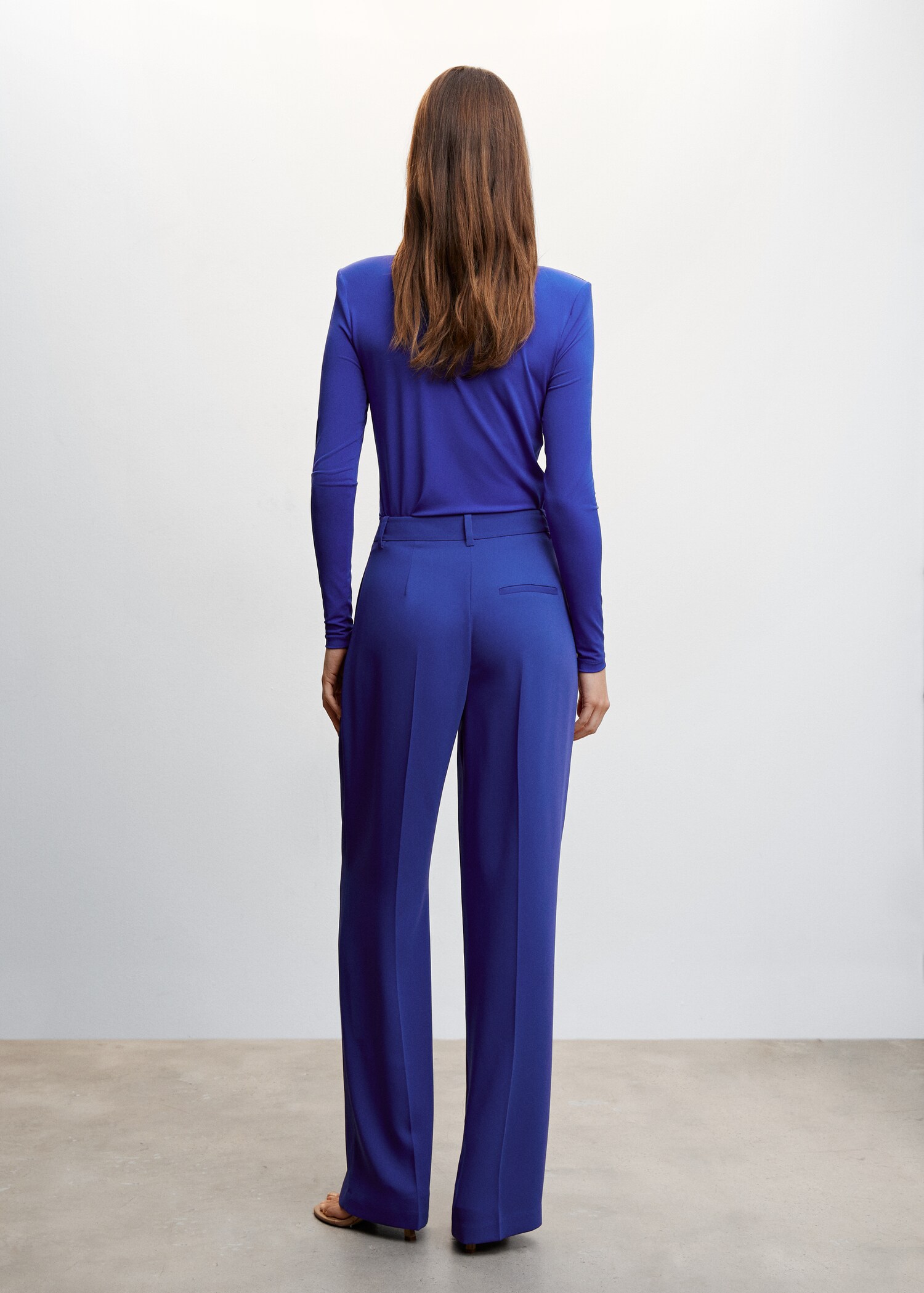 Dart palazzo trousers - Reverse of the article