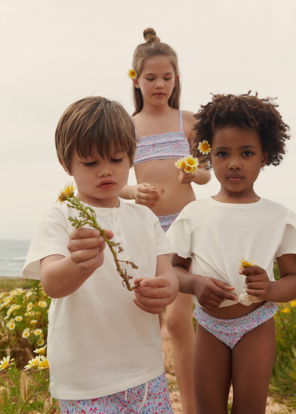 Culotte bikini froncee Fille MANGO OUTLET Monaco