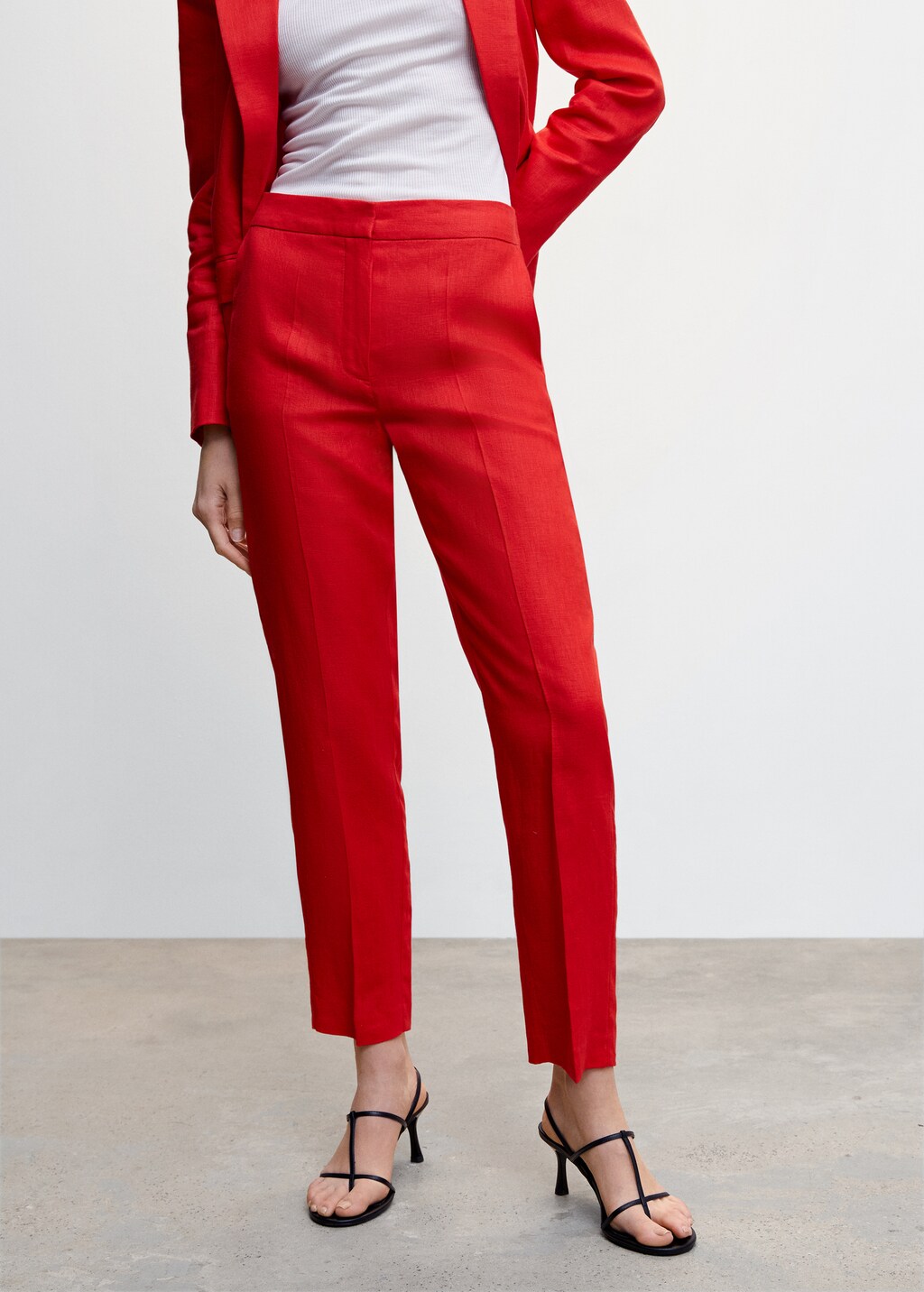 Pantalon 100 lin femme outlet