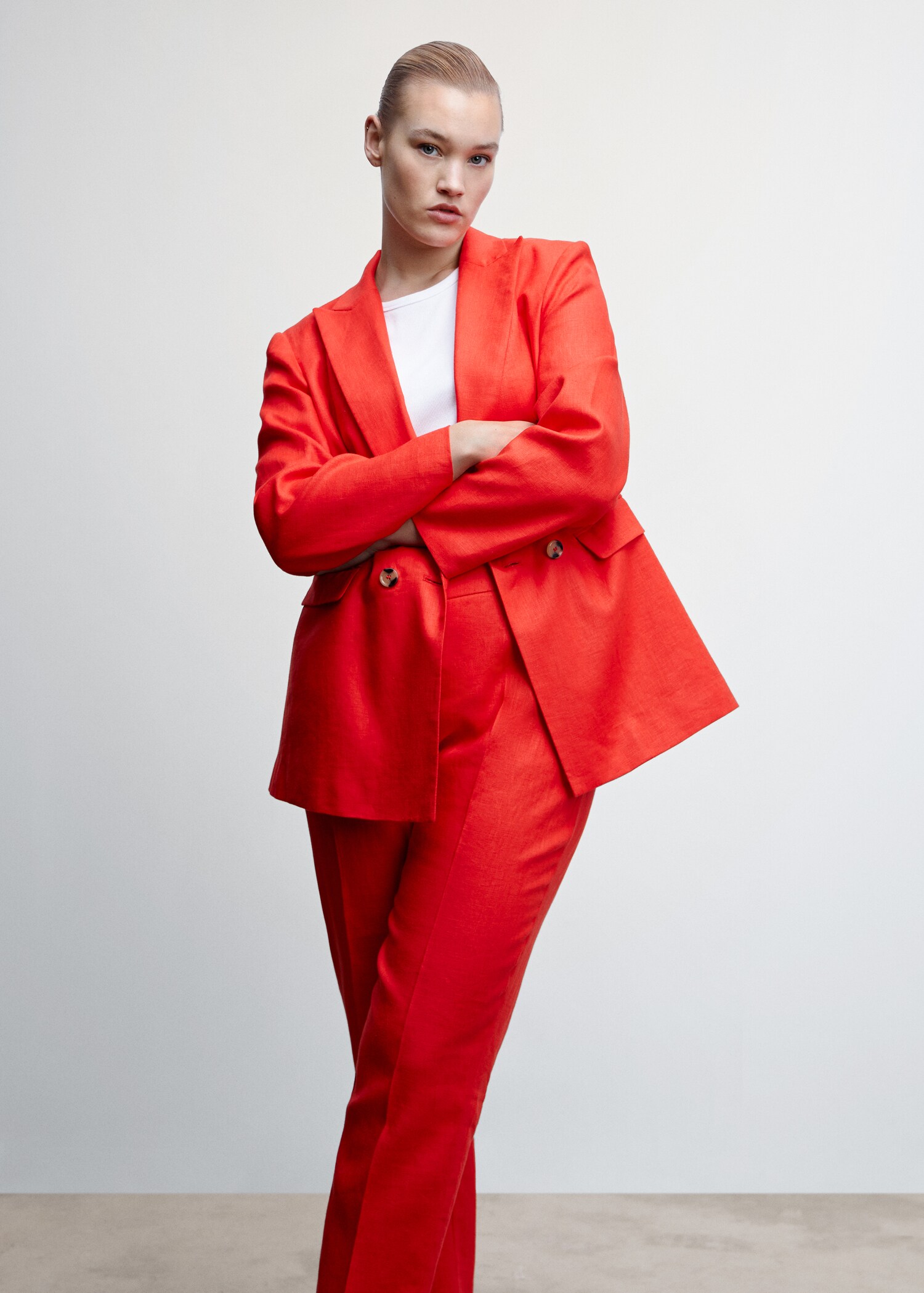 100% linen pants - Details of the article 5