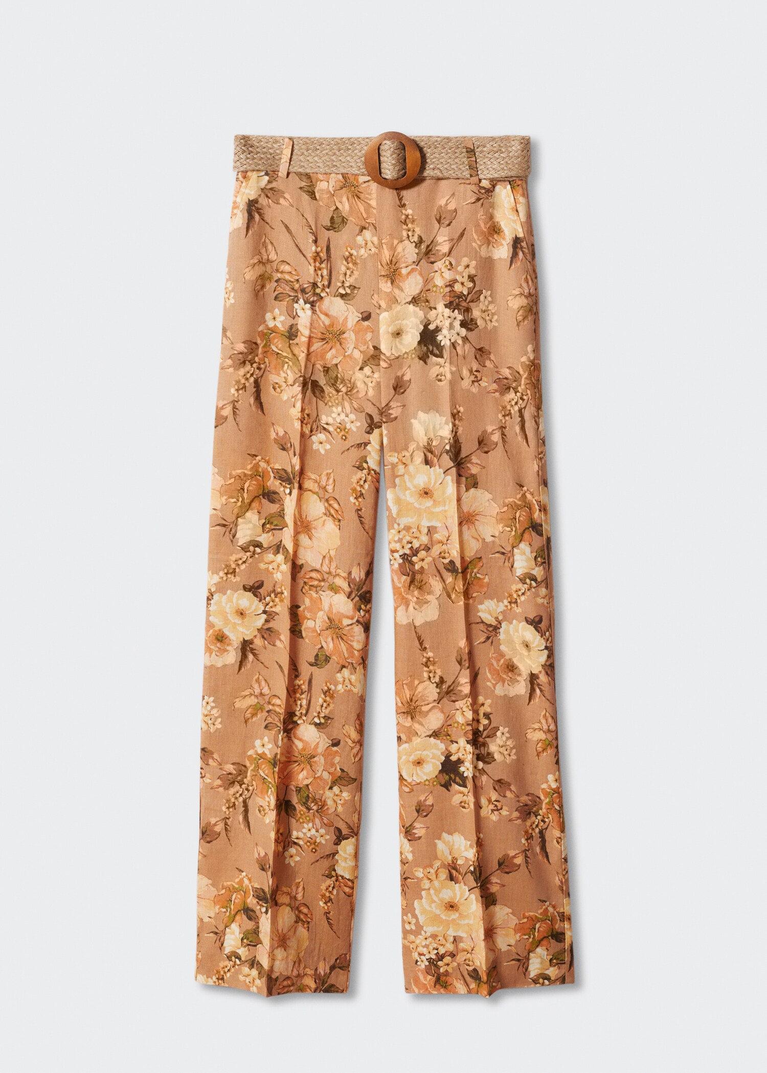 Geblümte Leinenhose - Artikel ohne Model