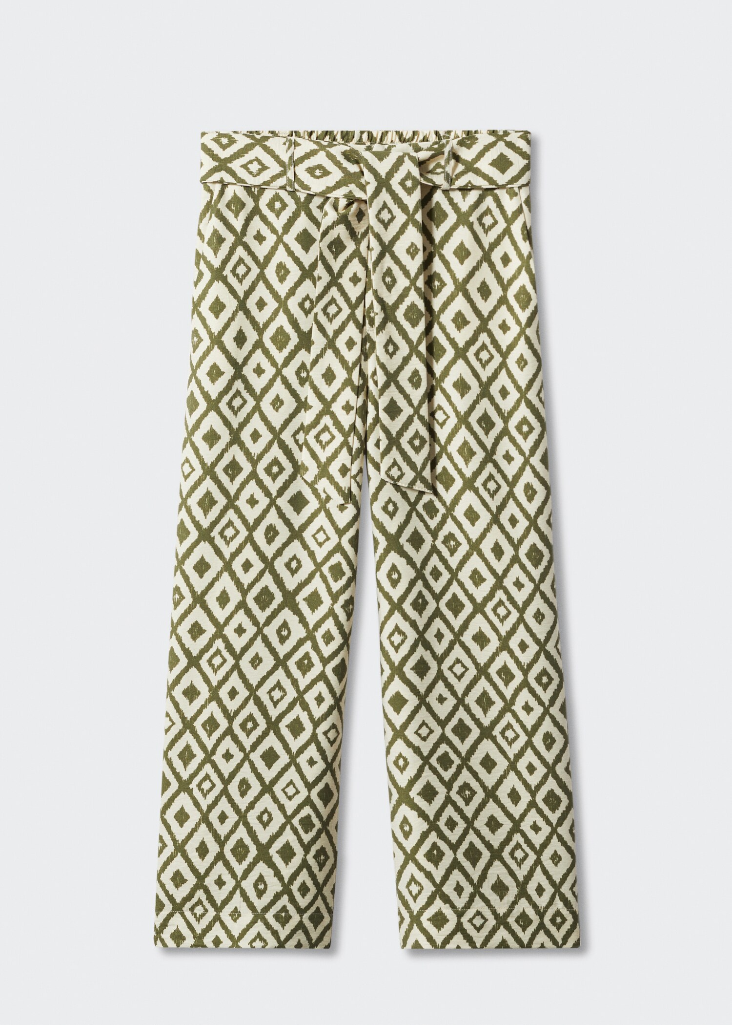 Printed trousers with bow - Article without model